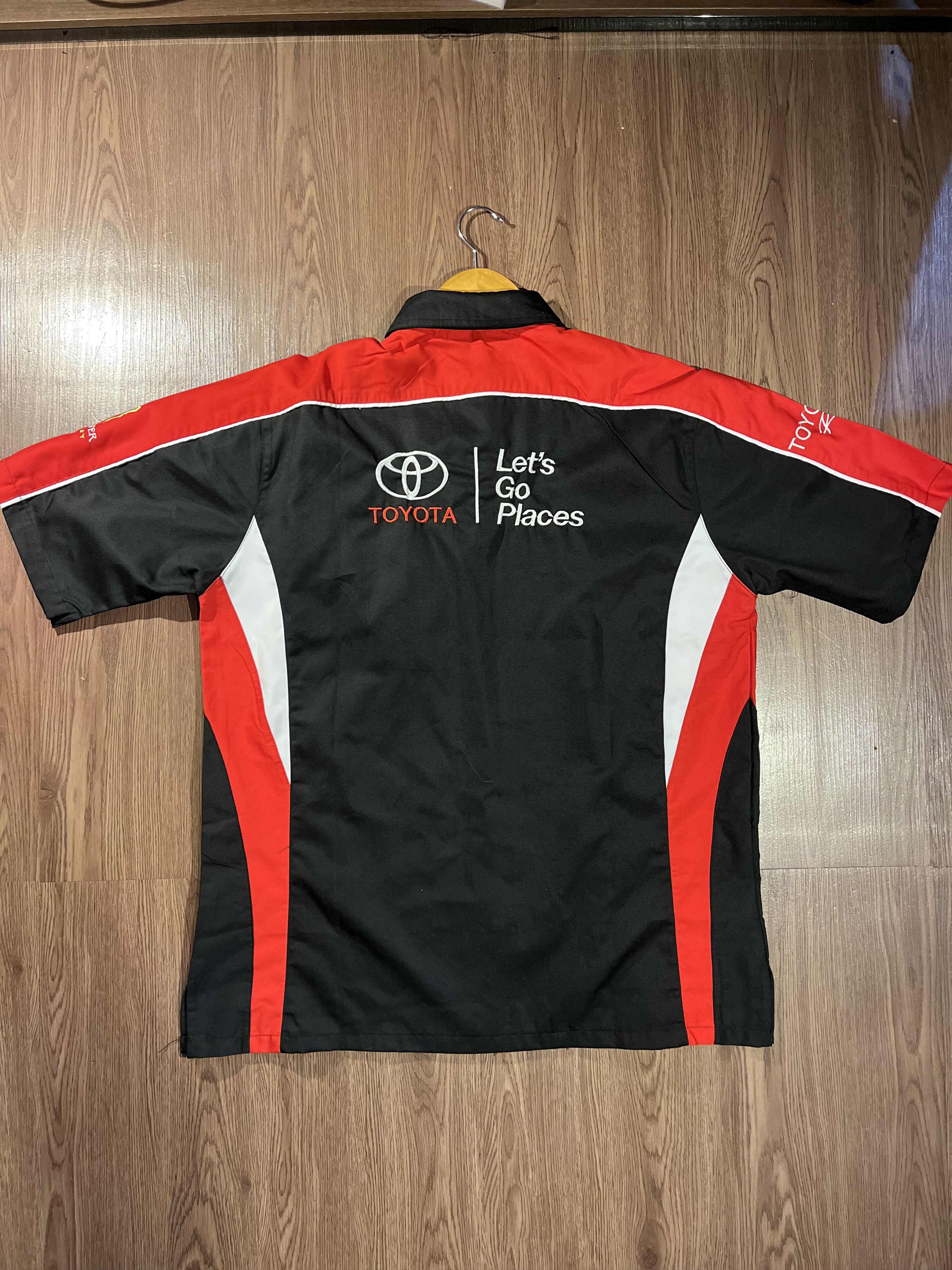 Vintage Toyota Racing Team Logo Workshirt Size US L / EU 52-54 / 3 - 1 Thumbnail