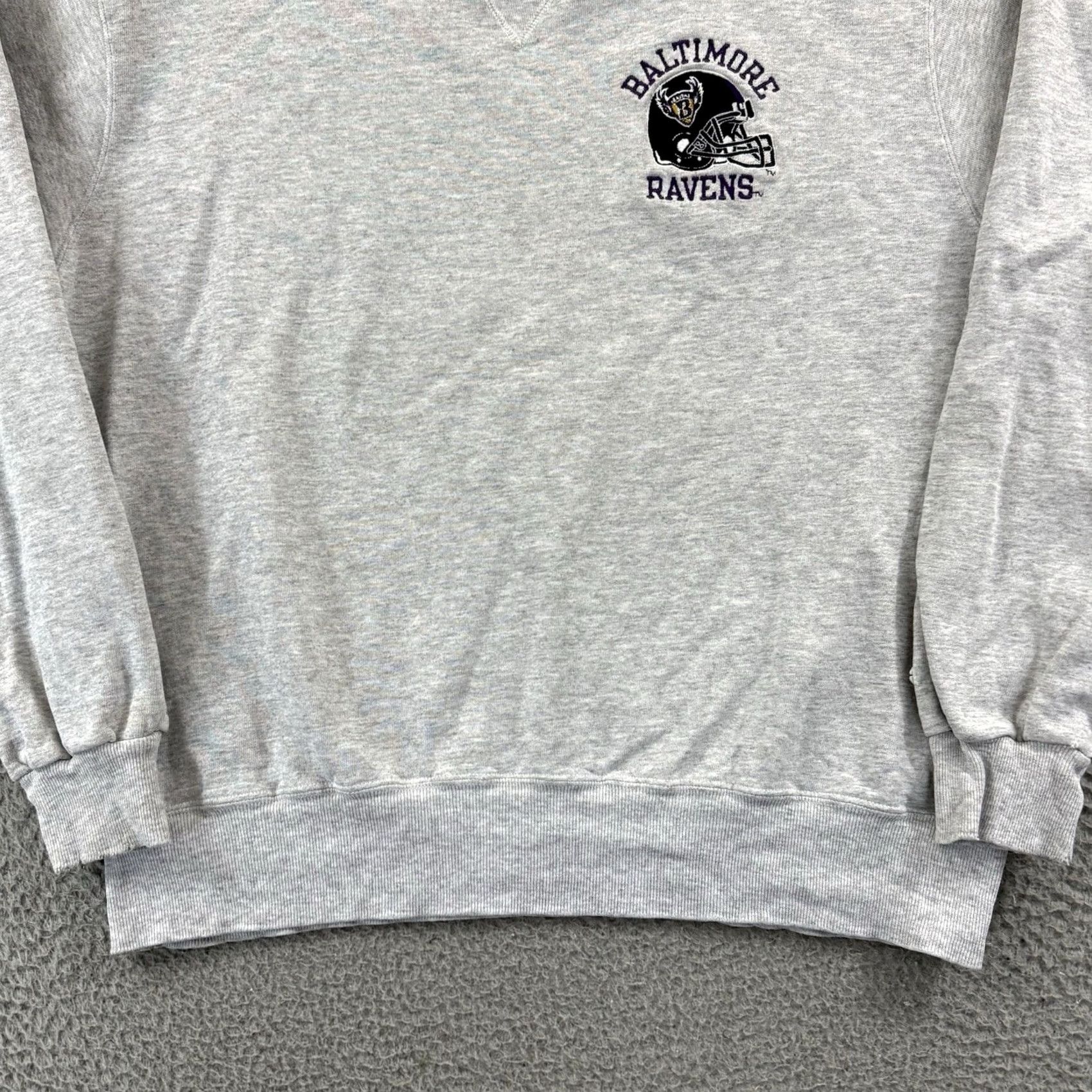 Champion VINTAGE Baltimore Ravens Sweatshirt Mens XL Gray Champion NFL 90s Sport Football Size US XL / EU 56 / 4 - 2 Thumbnail
