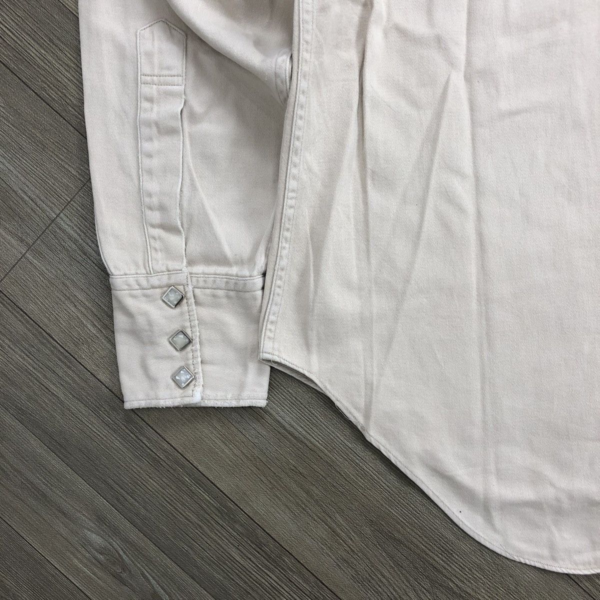 Japanese Brand × Sugar Cane × Toyo Enterprises 1990s Sugar Cane Toyo Enterprise Chambray Western Shirt Size US M / EU 48-50 / 2 - 16 Thumbnail