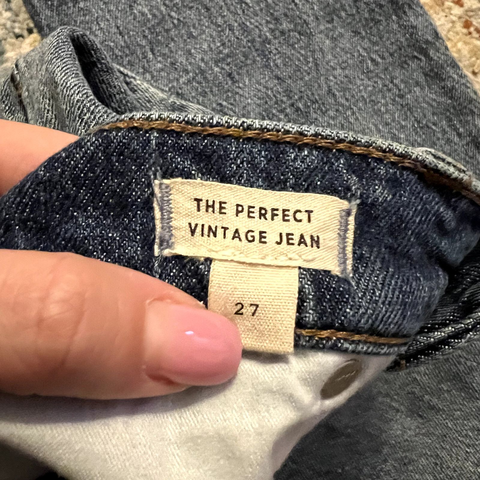 Madewell Madewell The perfect vintage jeans size 27 blue cotton Size 27" / US 4 / IT 40 - 5 Thumbnail