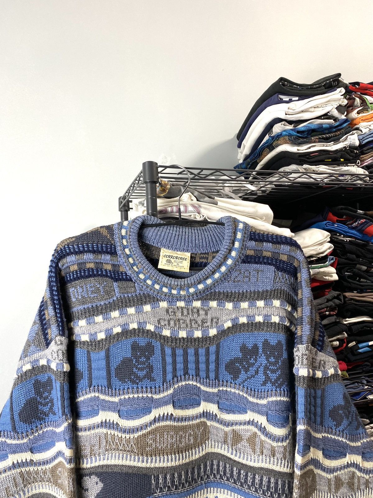 Coogi Rare! Vintage Corroboree Coogi Style Sweater Archive Size US XL / EU 56 / 4 - 2 Thumbnail