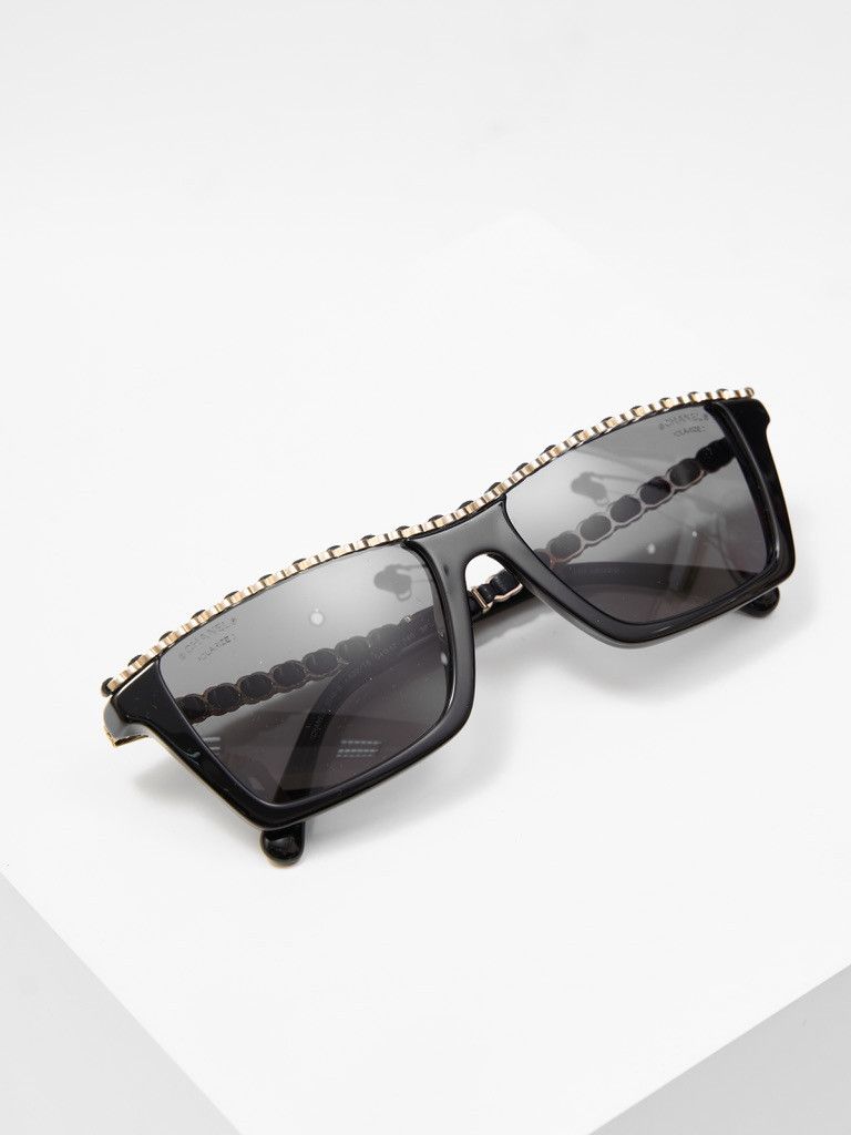 Chanel Chanel 5548-Q Rectangle Sunglasses Size ONE SIZE - 2 Thumbnail