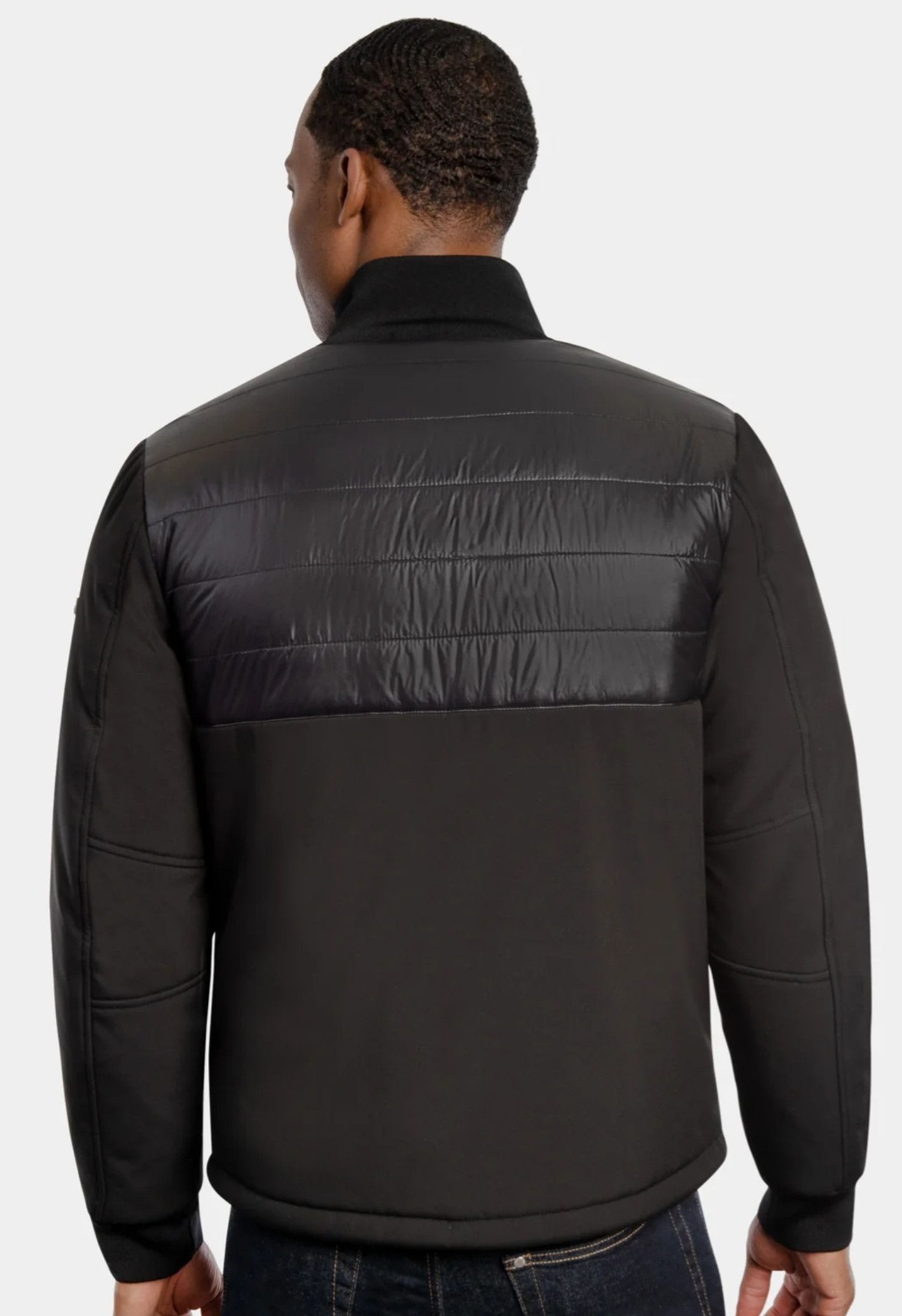Michael Kors Michael Kors Mix Media Soft Shell Knit Collar Jacket New Size US L / EU 52-54 / 3 - 4 Thumbnail