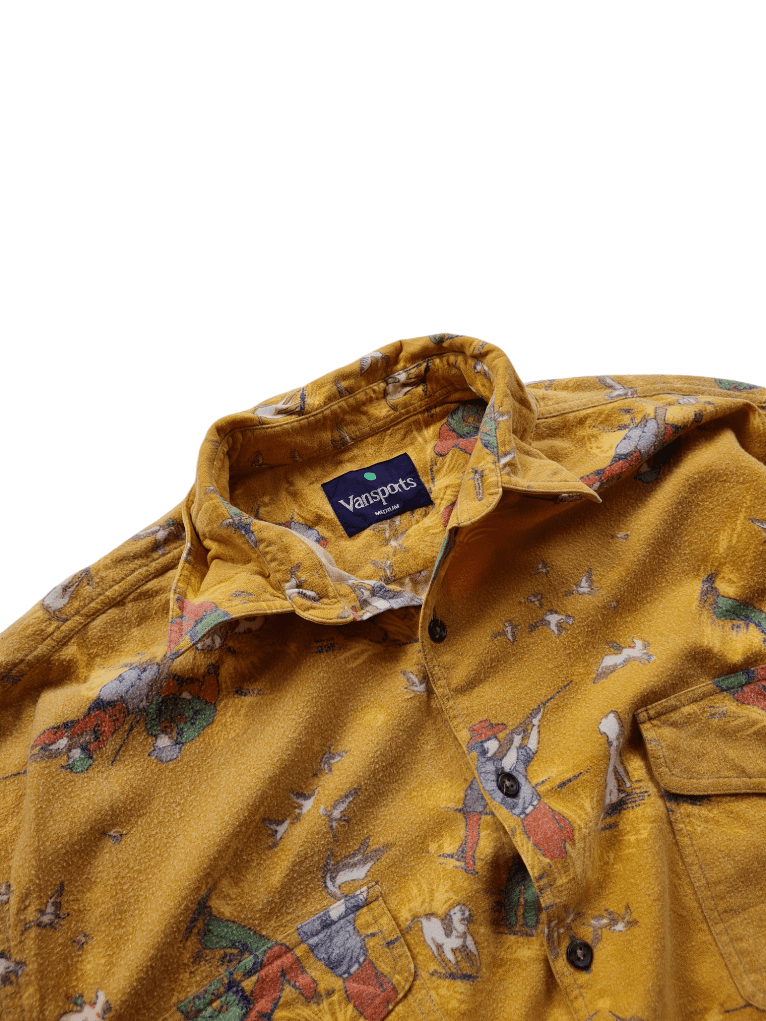 Vintage Vintage Vansport Jacket Button Up Overprint Size US M / EU 48-50 / 2 - 5 Thumbnail