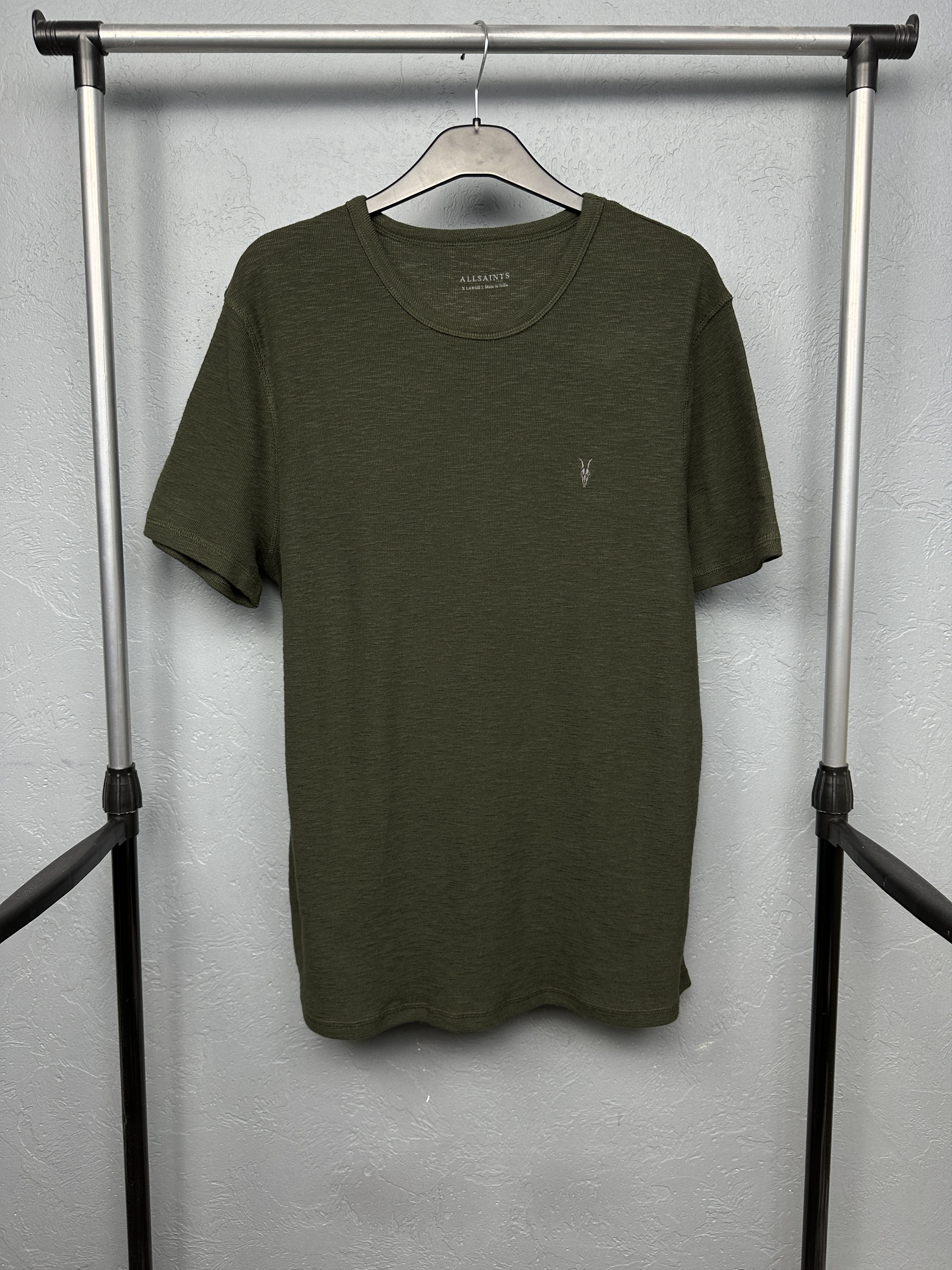 Allsaints AllSaints Esum SS Crew Neck Heavy Cotton T-Shirt Size US XL / EU 56 / 4 - 1 Thumbnail