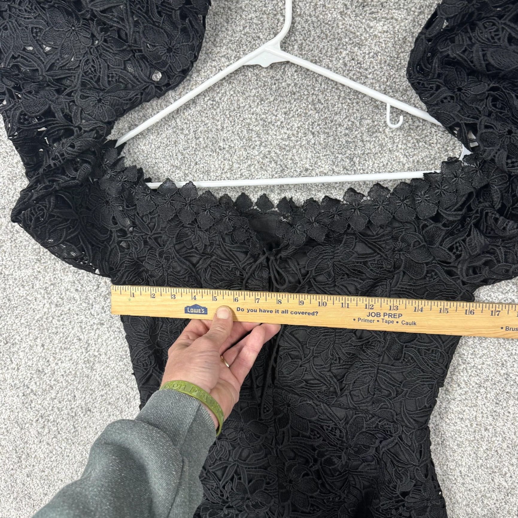 Boston Proper Boston Proper Dress 8 Lace Dark Romantic Gothic Chic Fairy Grunge Evening Indie Size M / US 6-8 / IT 42-44 - 7 Thumbnail