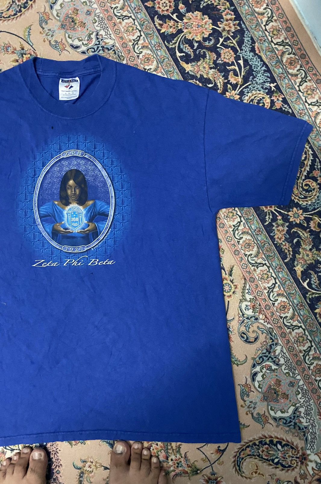 Jerzees × Vintage Vintage 1998 Zeta Plu Beta Tag Jerzees Size US XL / EU 56 / 4 - 4 Thumbnail