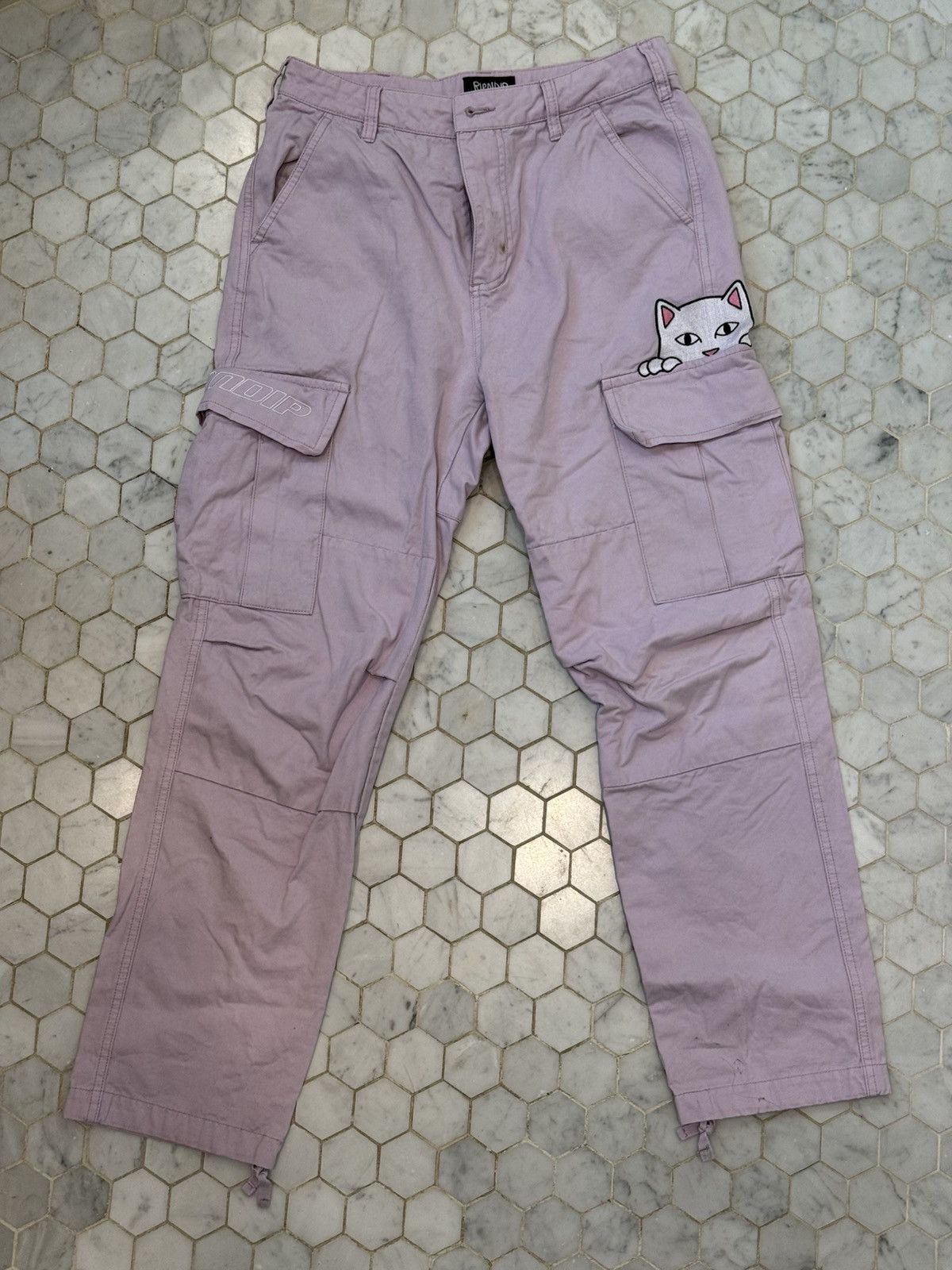 RIPNDIP ‘RIPNDIP’ PEEKING NERMAL CARGO PANTS Size US 30 / EU 46 - 1 Thumbnail