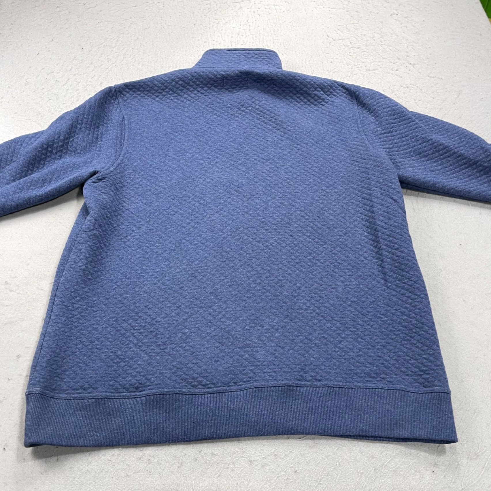 Southern Tide Southern Tide Jacket Mens XL Blue Cotton Blend Logo 1/4 Zip Bomber Jacket Winter Spring Fall Golf Outdoor Preppy Mens Size US XL / EU 56 / 4 - 6 Thumbnail