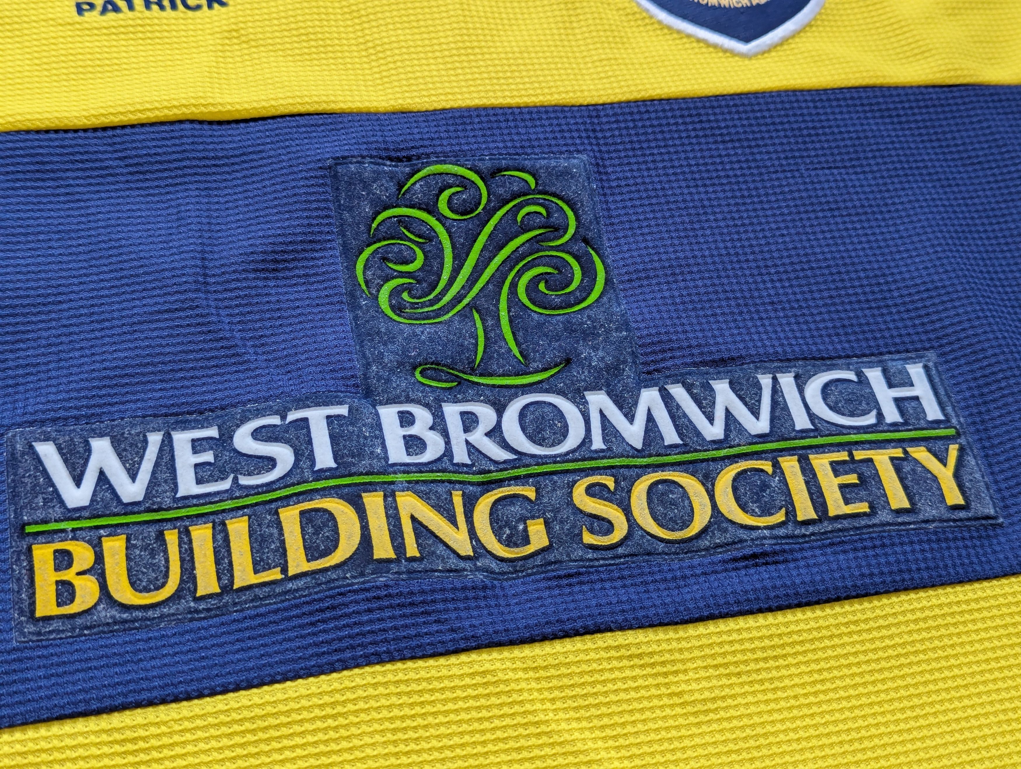 Other WEST BROMWICH ALBION 1999/2001 AWAY FOOTBALL SHIRT PATRICK Size US L / EU 52-54 / 3 - 8 Thumbnail