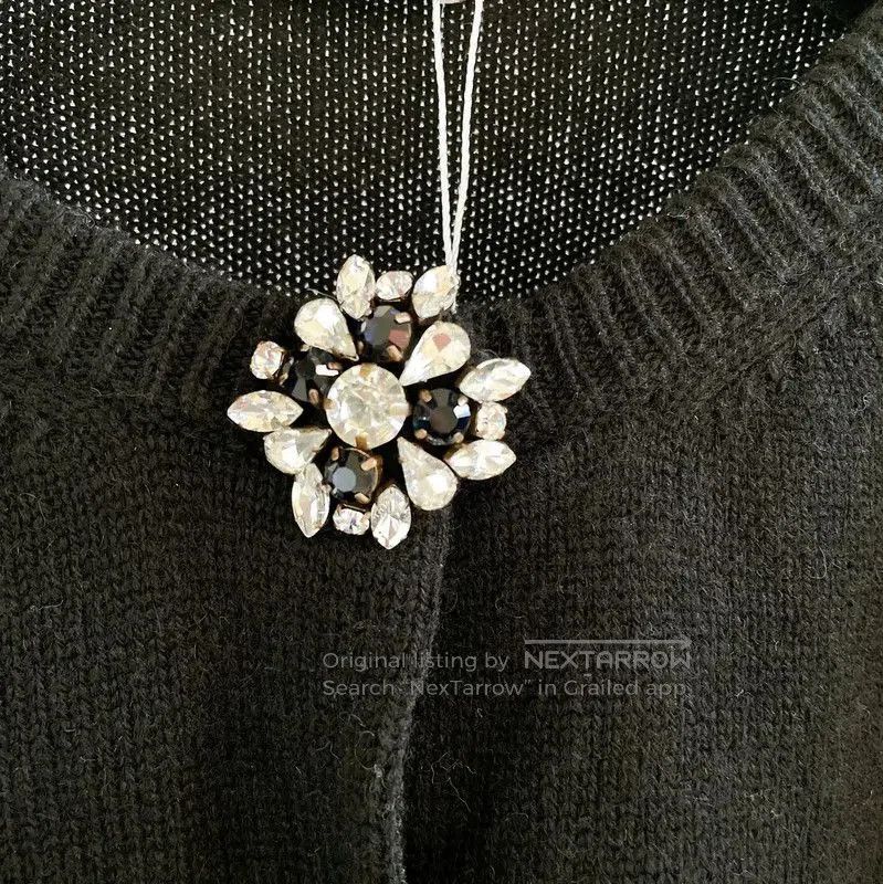 Miu Miu Miu Miu Black Cashmere Sweater for Women . Size XL / US 12-14 / IT 48-50 - 6 Thumbnail