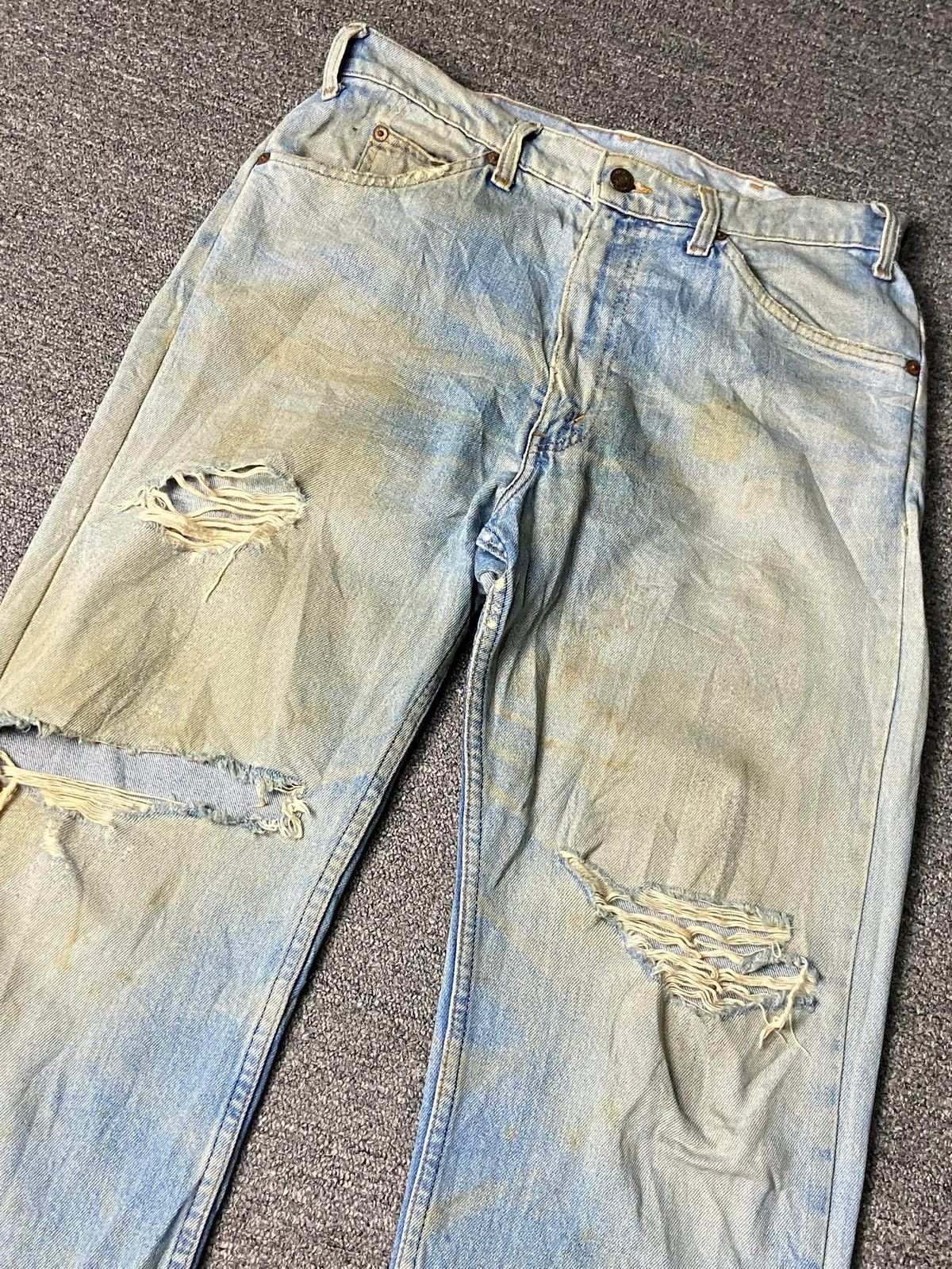 Levi's Levis Strauss Co. Ripped Denim Jeans (158) Size US 30 / EU 46 - 8 Thumbnail