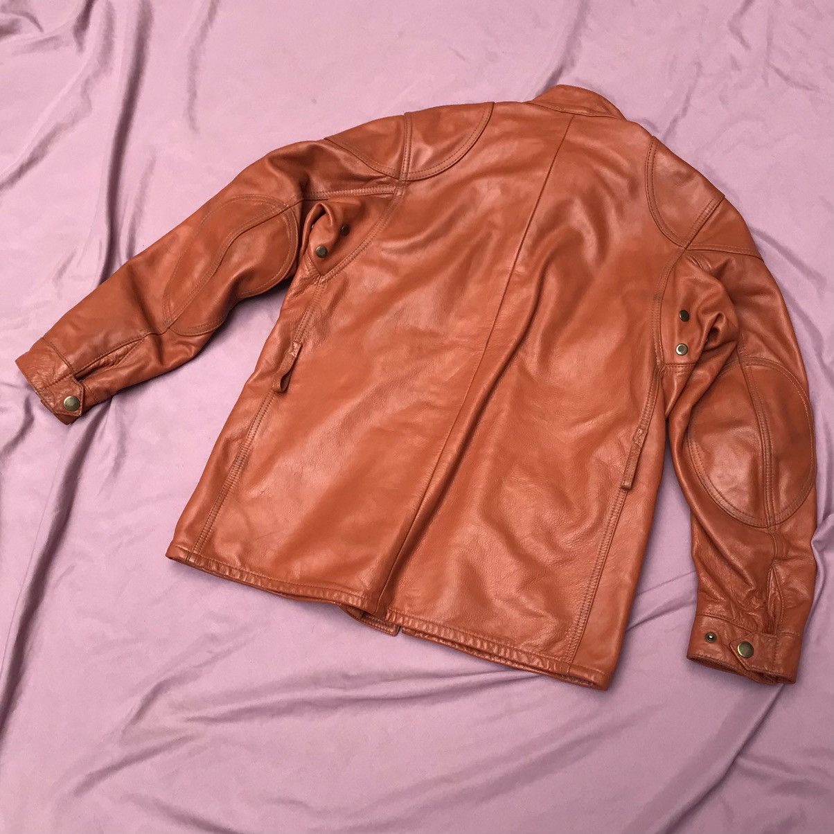 Belstaff BELSTAFF THICK FULL GRAIN VEG TANNED LEATHER JACKET Size US S / EU 44-46 / 1 - 5 Thumbnail