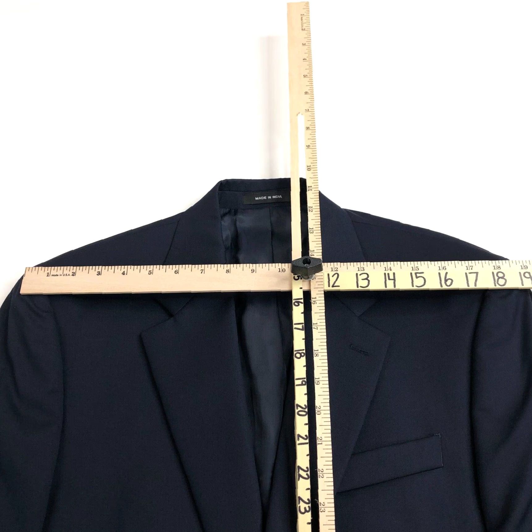 Ralph Lauren Lauren Ralph Lauren Sport Coat Blue 40R Two Button Wool Notch Lapel Men Jacket Blazer Gold Buttons Vintage No Size 40R - 6 Thumbnail