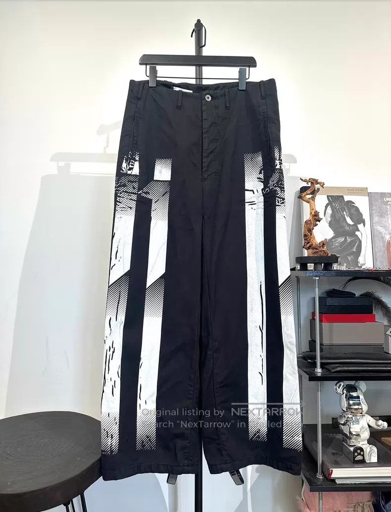 Boris Bidjan Saberi Boris Bidjan Saberi Size M 11by bbs P15 printed wide-leg pa Size US 30 / EU 46 - 1 Thumbnail