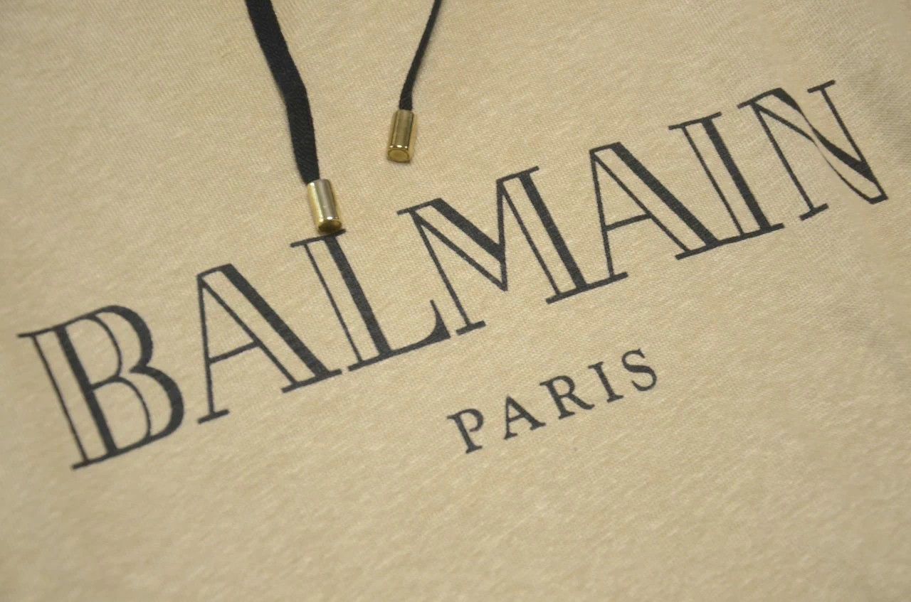 Balmain Balmain Mainline Big Logo Hoodie Thin Oversized XS Size US XS / EU 42 / 0 - 3 Thumbnail