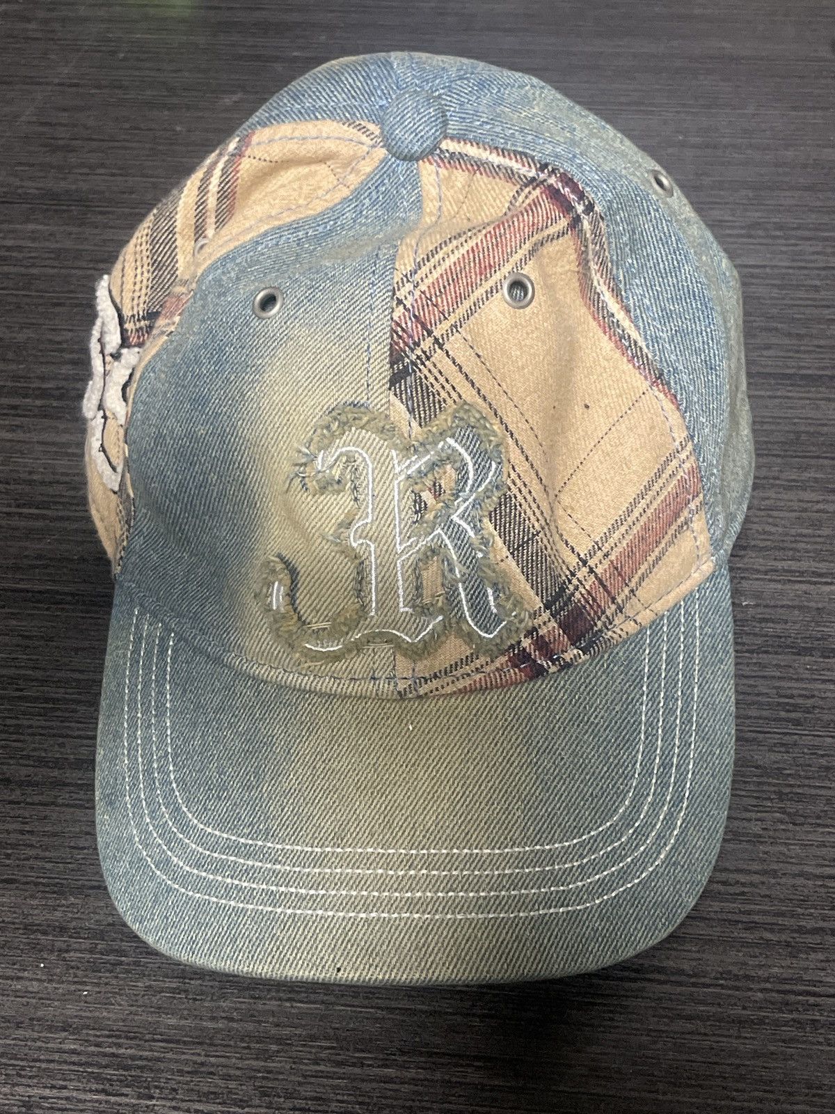 Racer Worldwide Denim plaid cap Size ONE SIZE - 1 Thumbnail