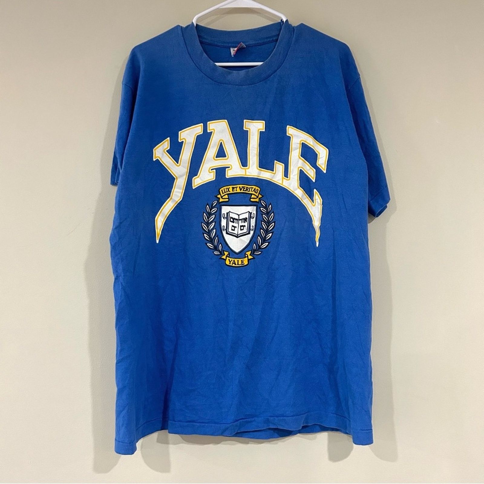 Fruit Of The Loom Vintage Yale University Shirt Size US XL / EU 56 / 4 - 1 Thumbnail