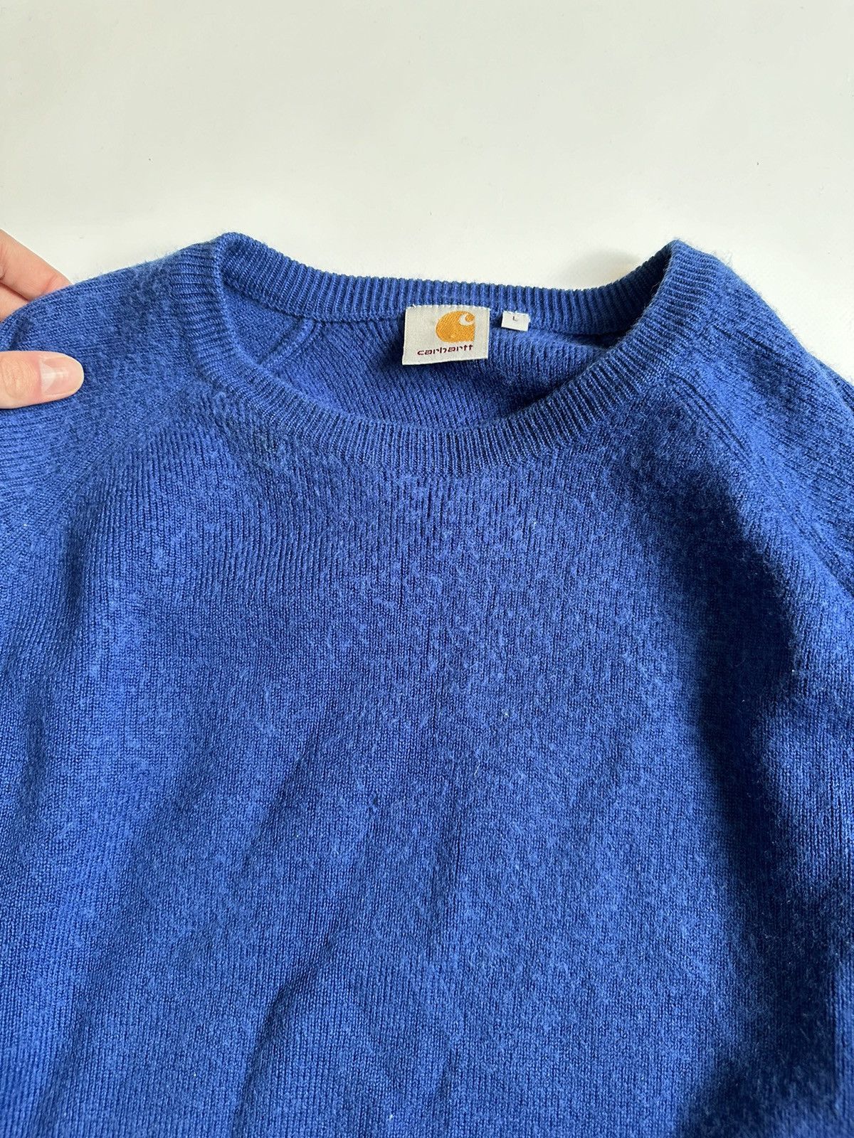 Carhartt × Vintage Vintage 90s Carhartt Y2K Crewneck Small Logo Sweater Size US L / EU 52-54 / 3 - 5 Thumbnail
