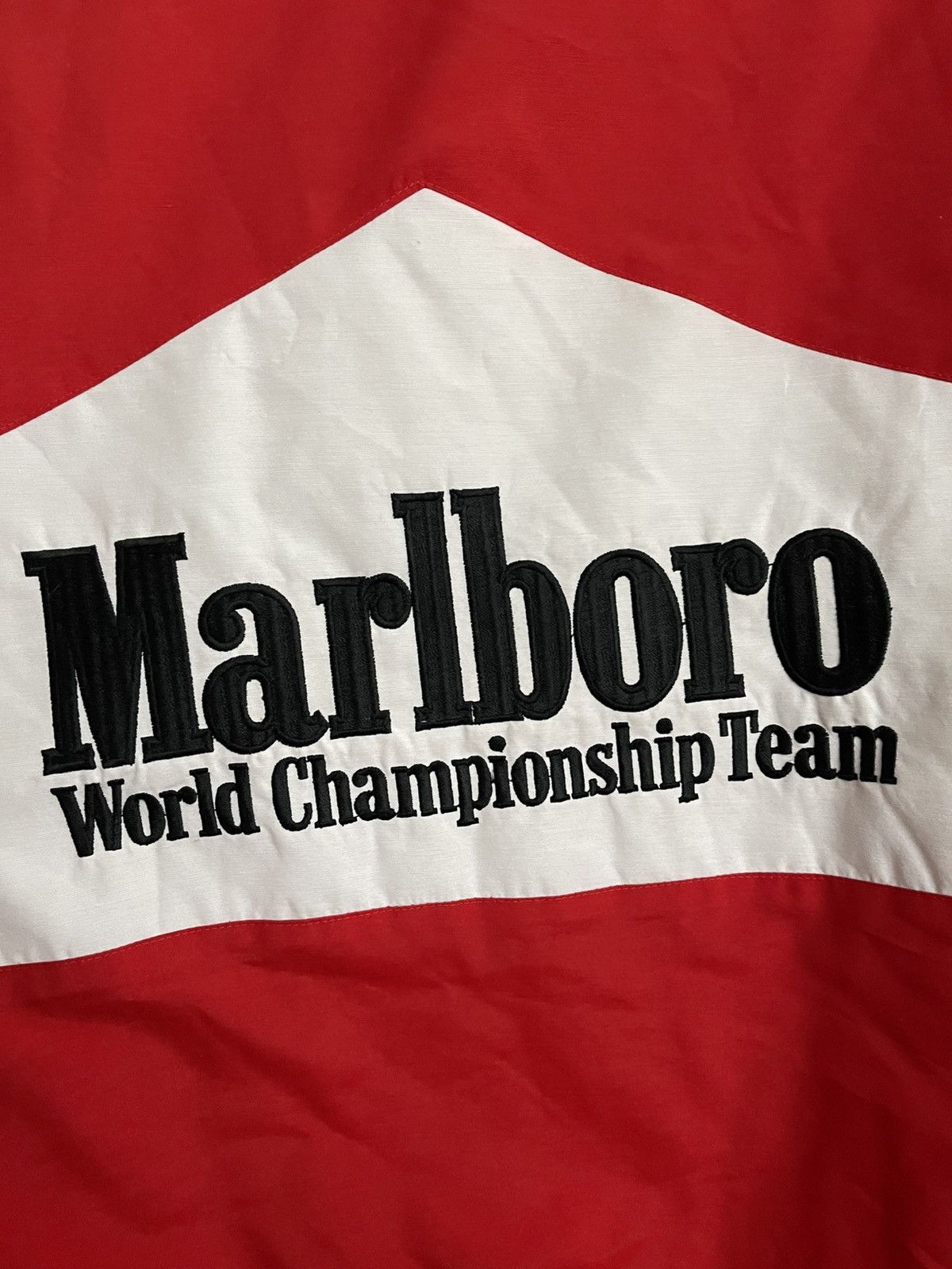 Marlboro Marlboro Vintage World Championship Team Bomber Jacket 90s Size US L / EU 52-54 / 3 - 5 Thumbnail