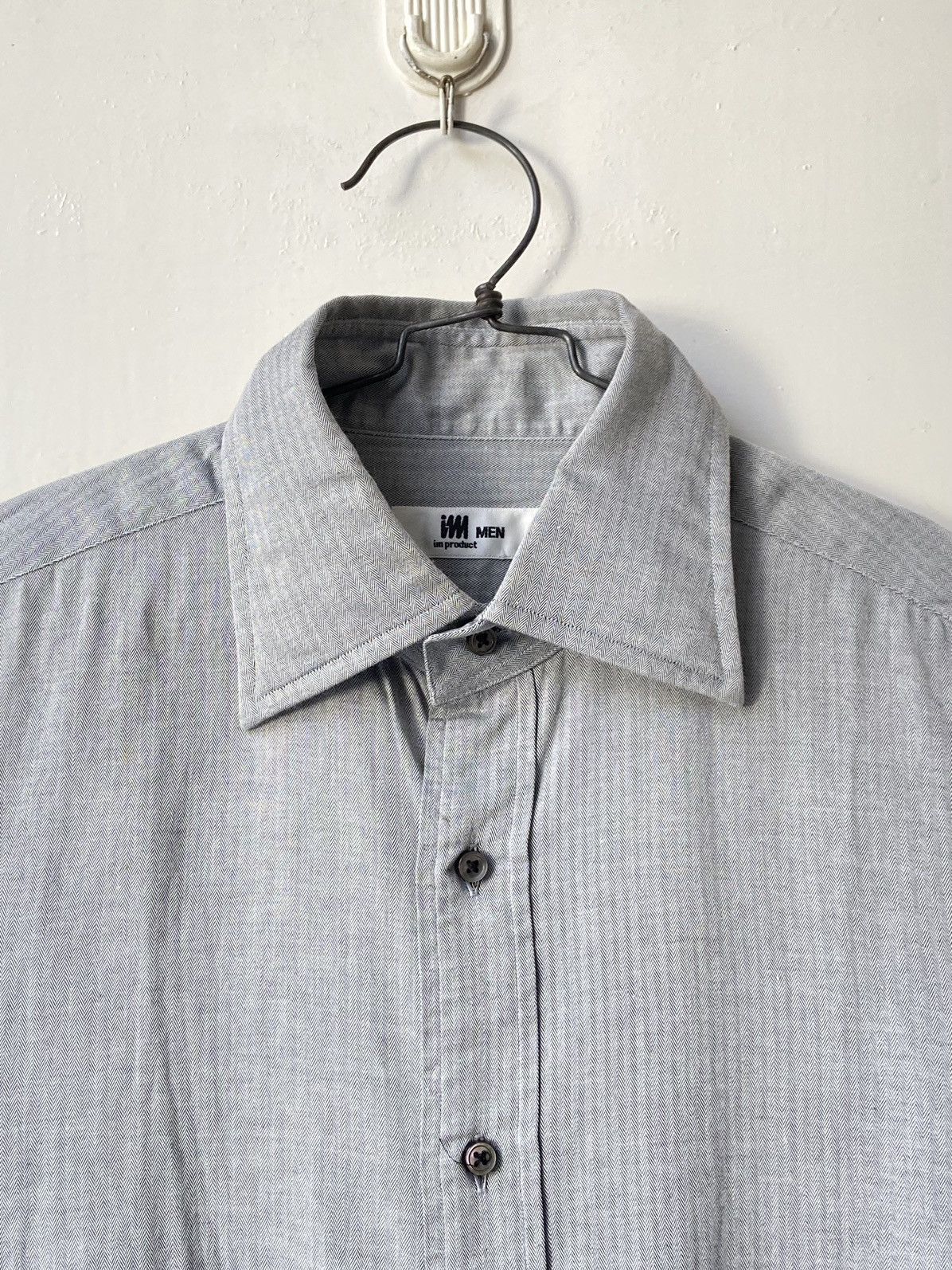 Issey Miyake IM PRODUCT MEN Grey Shirt Size US M / EU 48-50 / 2 - 4 Thumbnail