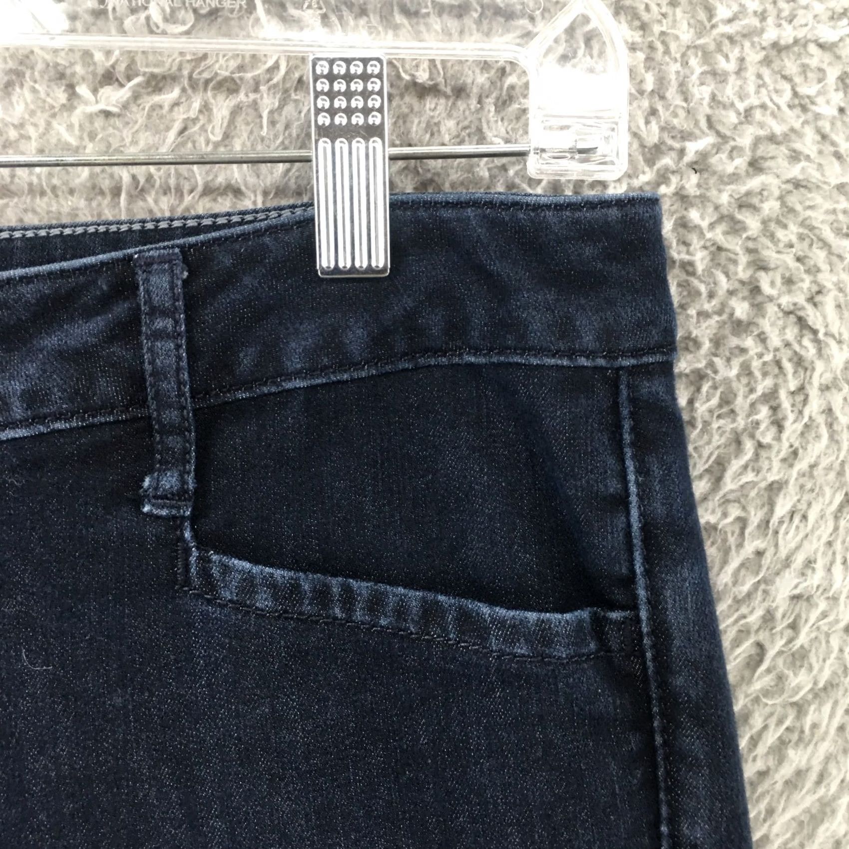 Banana Republic Banana Republic Jeans Womens Bootcut 27 Blue Dark Wash Denim Mid Rise 5 Pockets Jeans Womens Regular Blue 5-Pocket Denim Size 27" / US 4 / IT 40 - 3 Thumbnail