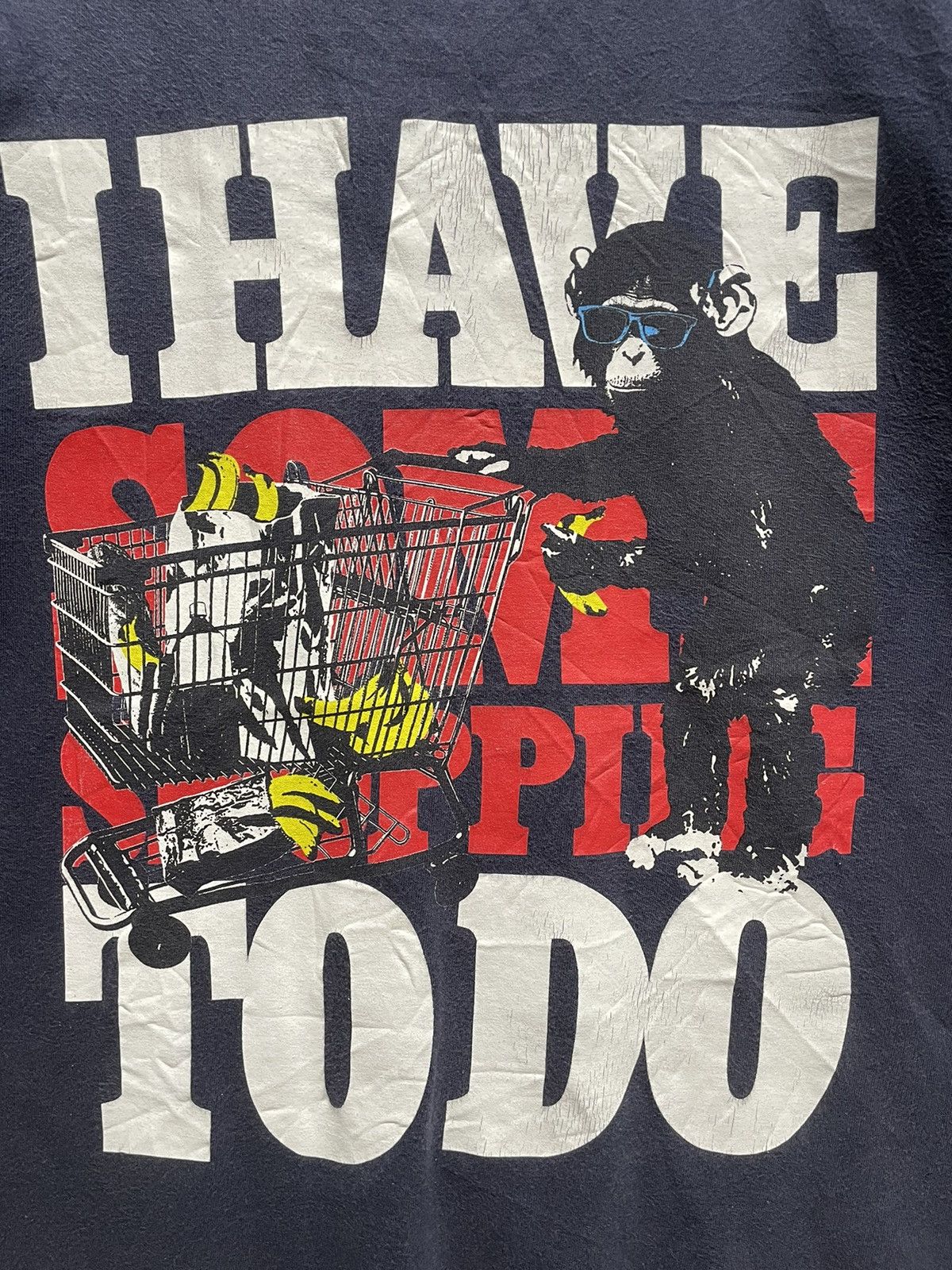 Japanese Brand × Vintage Vintage Y2K Design Stone Graniph Ape Tee Size US M / EU 48-50 / 2 - 2 Thumbnail