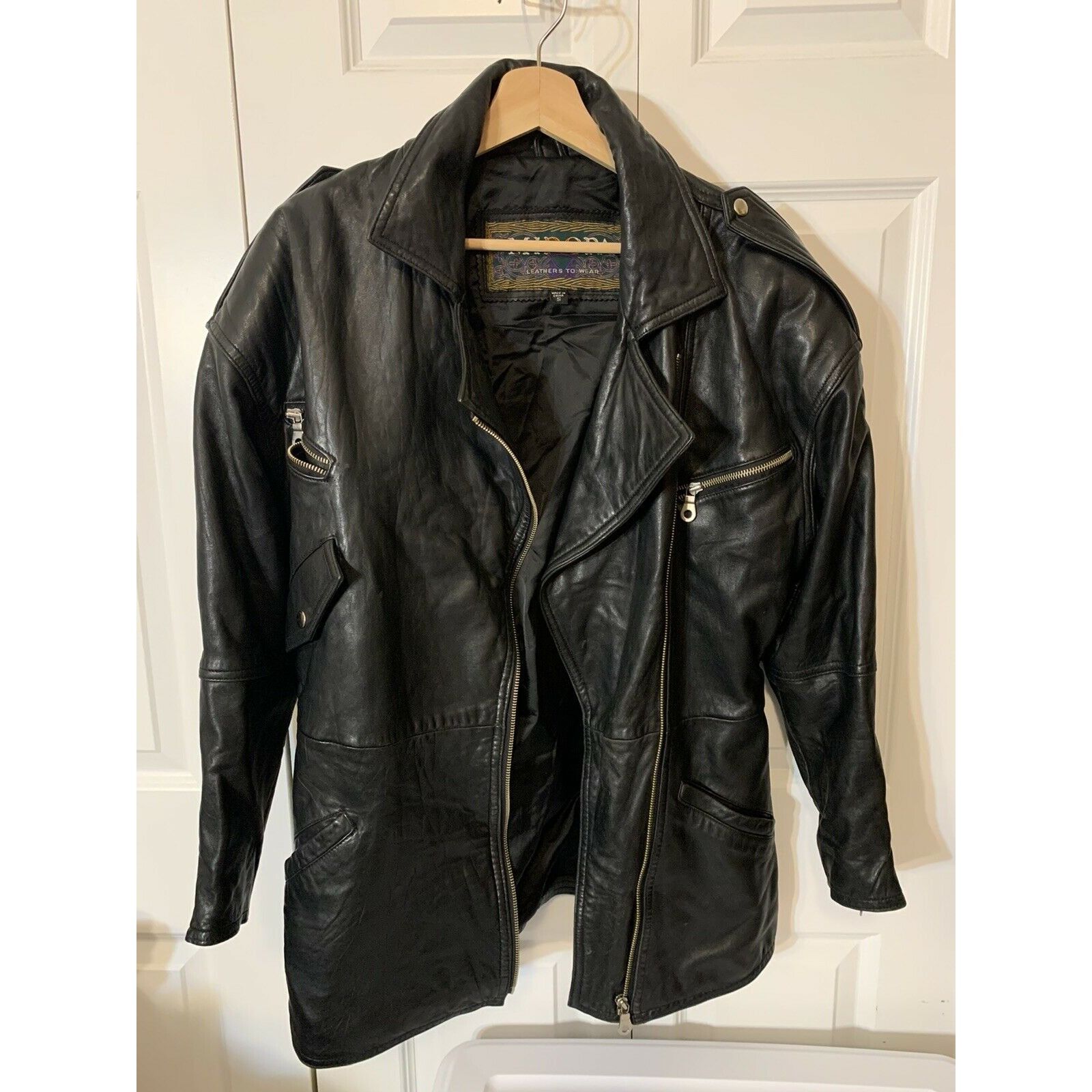 Vintage Vtg Miropa Black Leather Jacket Men’s Sz S Size US S / EU 44-46 / 1 - 3 Thumbnail