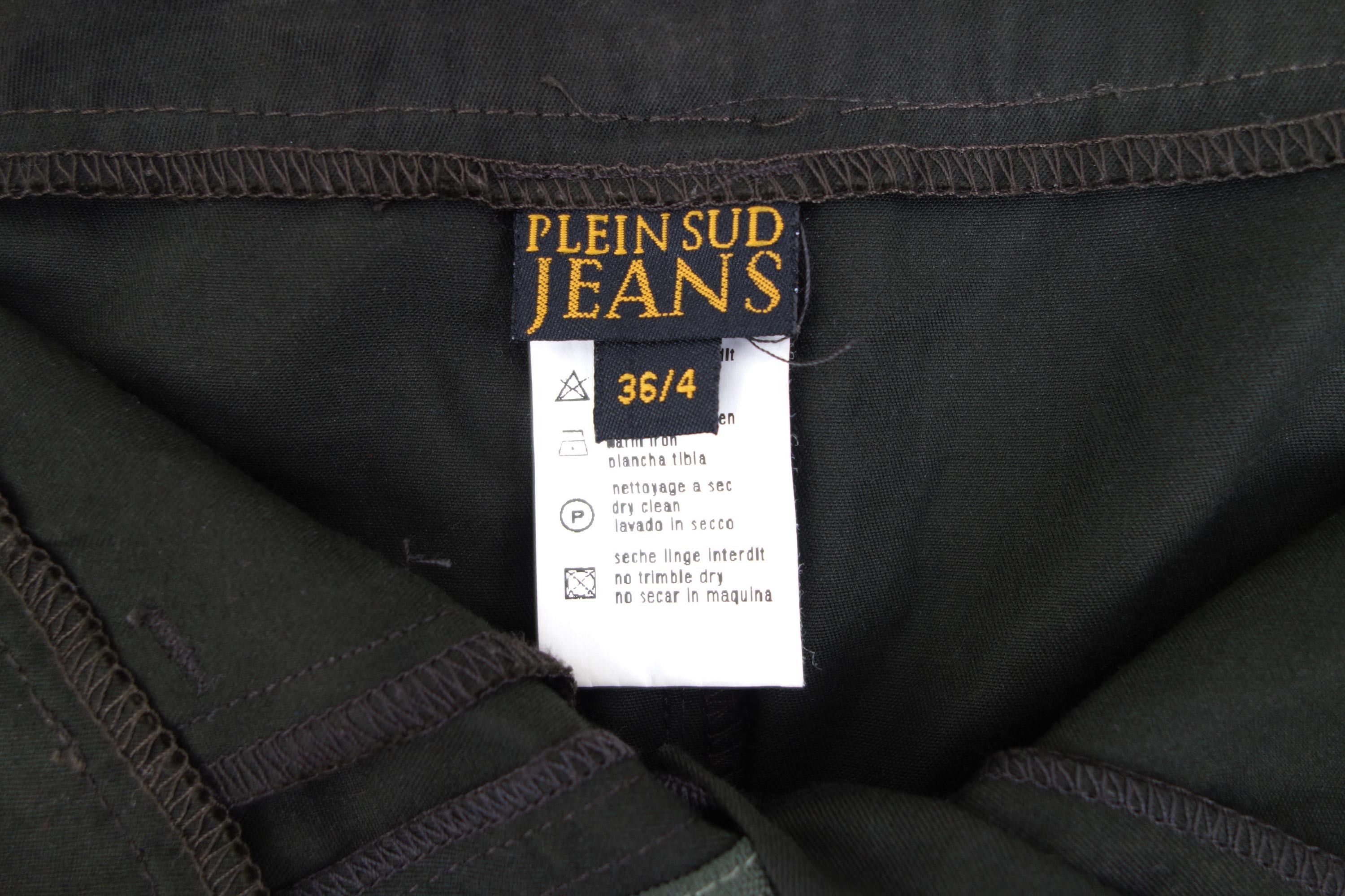 plein sud Plein Sud Jeans Skirt Cargo Multi Pocket Patch Utility Size 26" / US 2 / IT 38 - 7 Thumbnail
