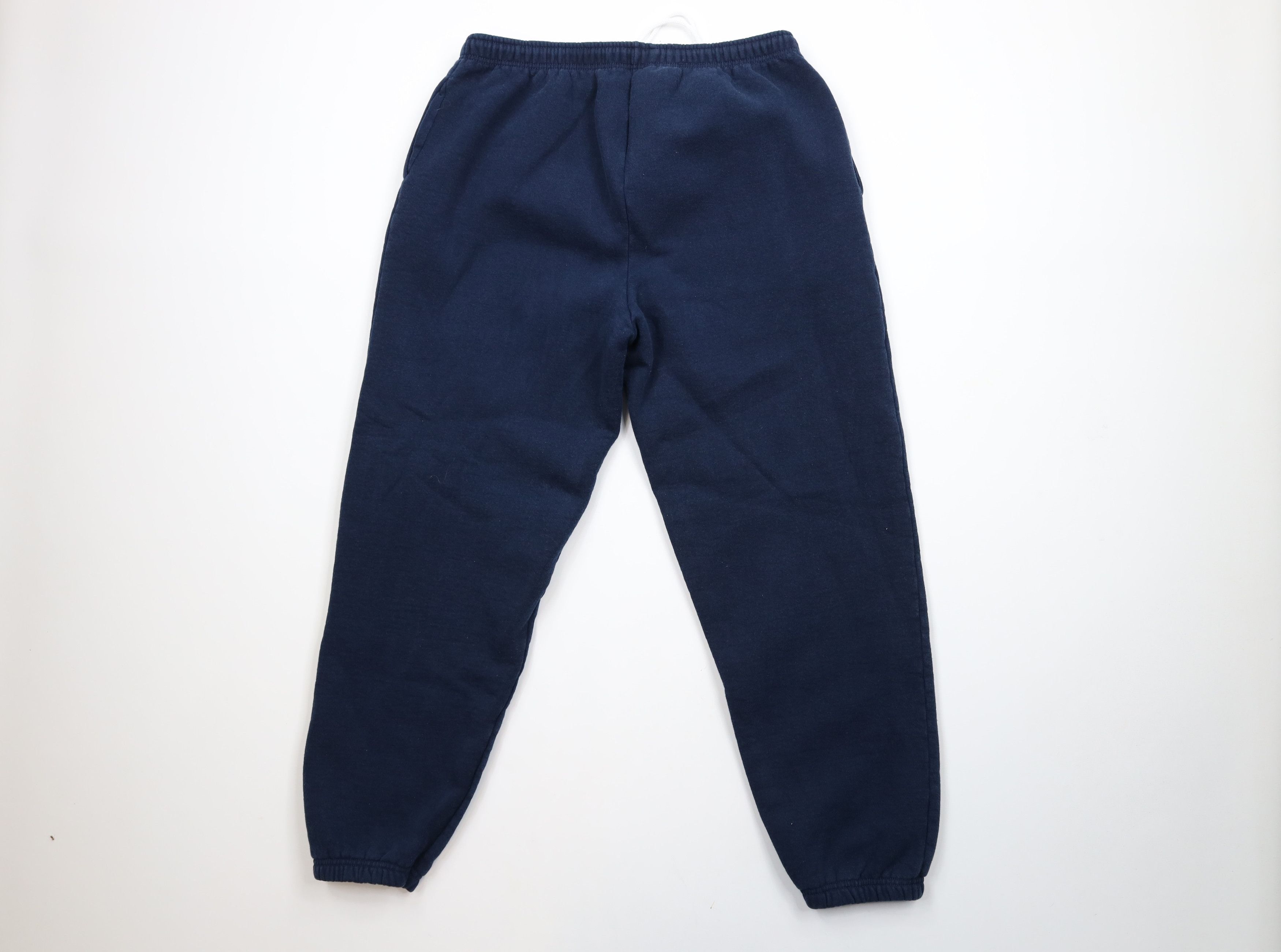 Vintage Vintage 90s Streetwear Heavyweight Sweatpants Joggers Navy Size US 36 / EU 52 - 8 Thumbnail