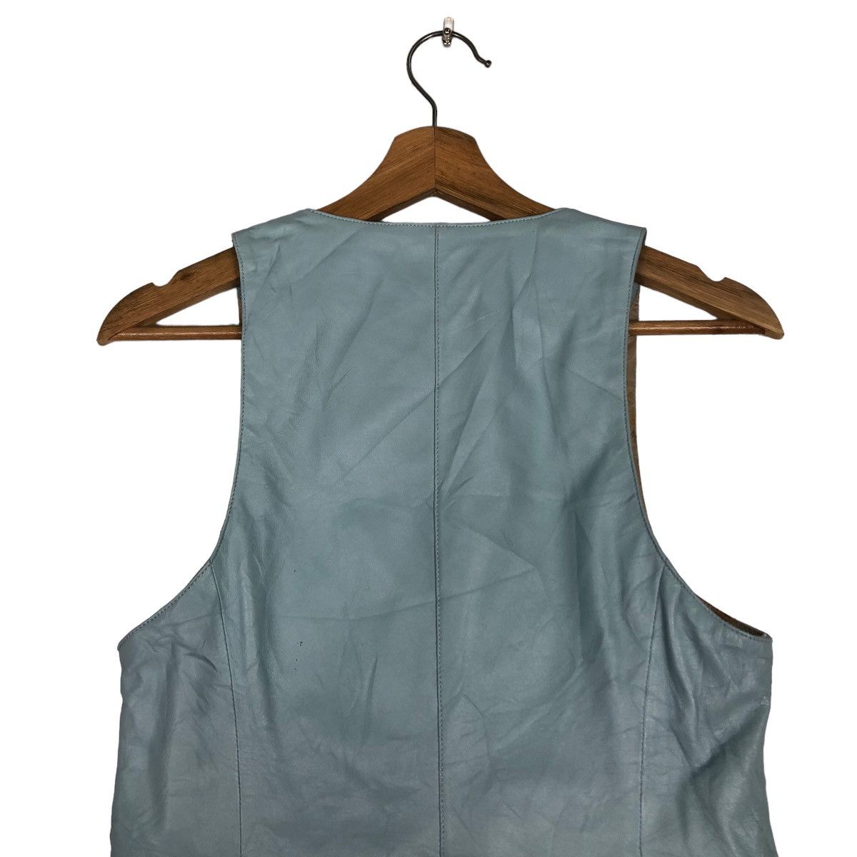 Balmain 🔥Vintage Vest Leather Tank Top Balmain Paris Size US M / EU 48-50 / 2 - 9 Thumbnail