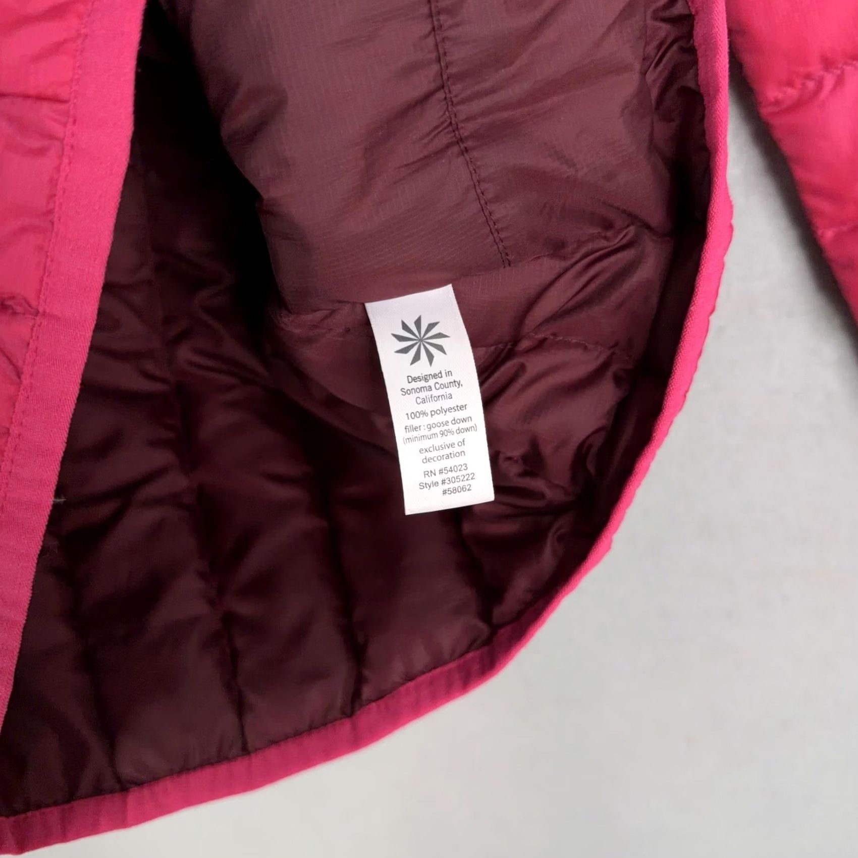 Athleta Athleta Jacket Womens Small Pink Down Puffer Outdoor Athleisure Winter Size S / US 4 / IT 40 - 5 Thumbnail