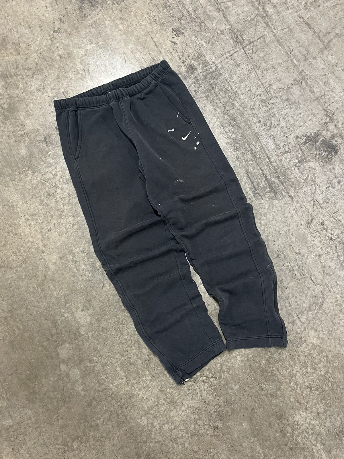 Nike × Vintage Nike baggy fit sweatpants hype rare skater sporty Size US 32 / EU 48 - 1 Thumbnail