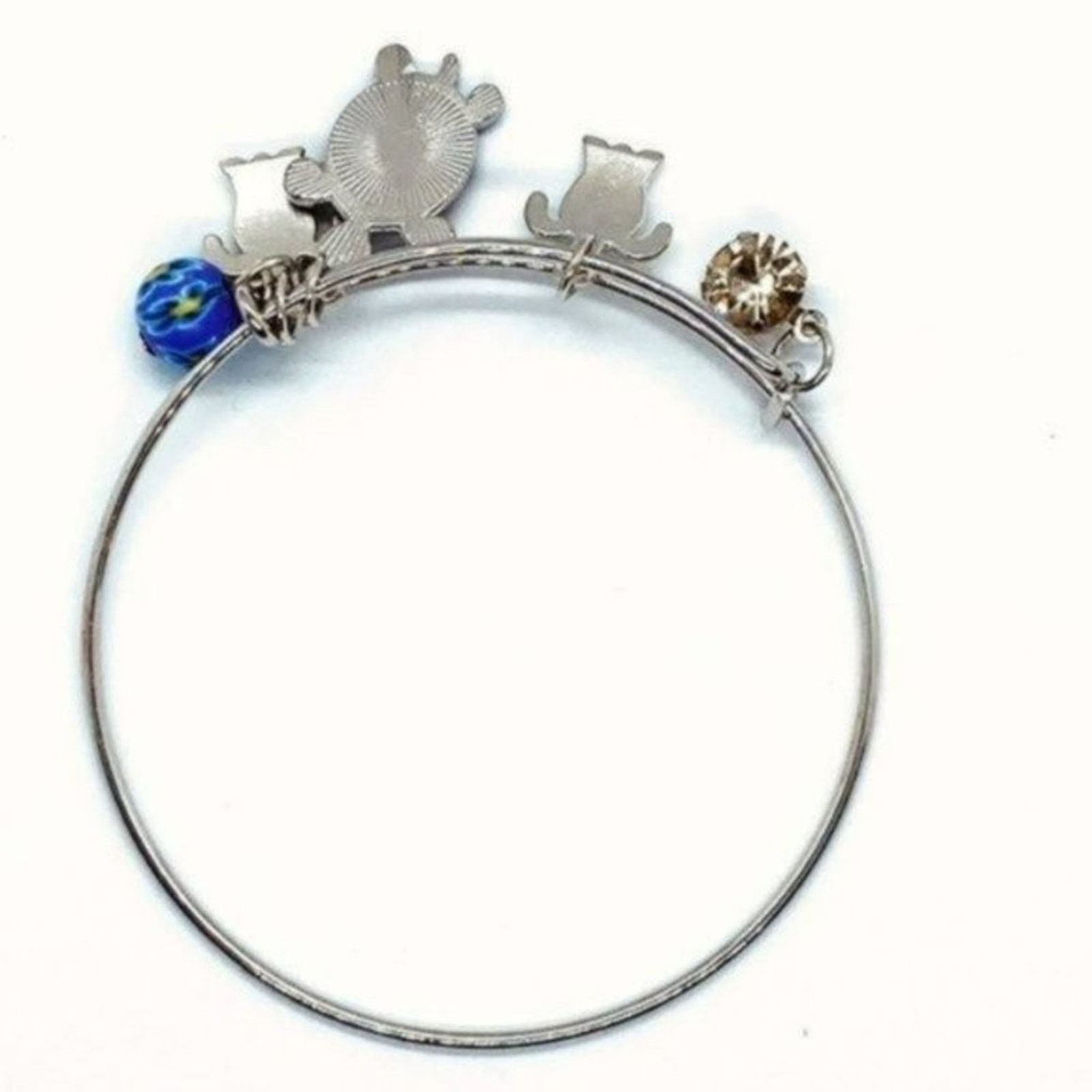 Other Beaded Sea Turtle Charm Colorful Bangle Bracelet Size ONE SIZE - 2 Thumbnail