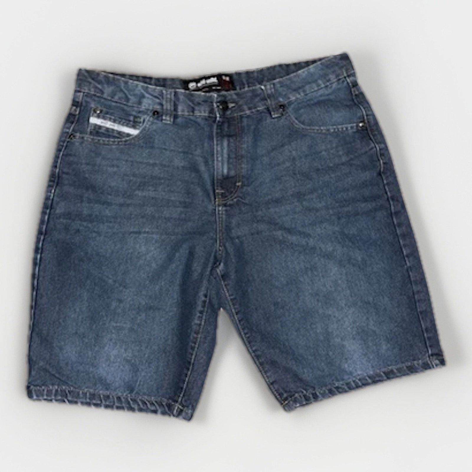 Ecko Unltd. × Vintage Ecko Unltd Denim Jean Shorts 36 Blue Baggy Y2K Streetwear Size US 36 / EU 52 - 1 Thumbnail
