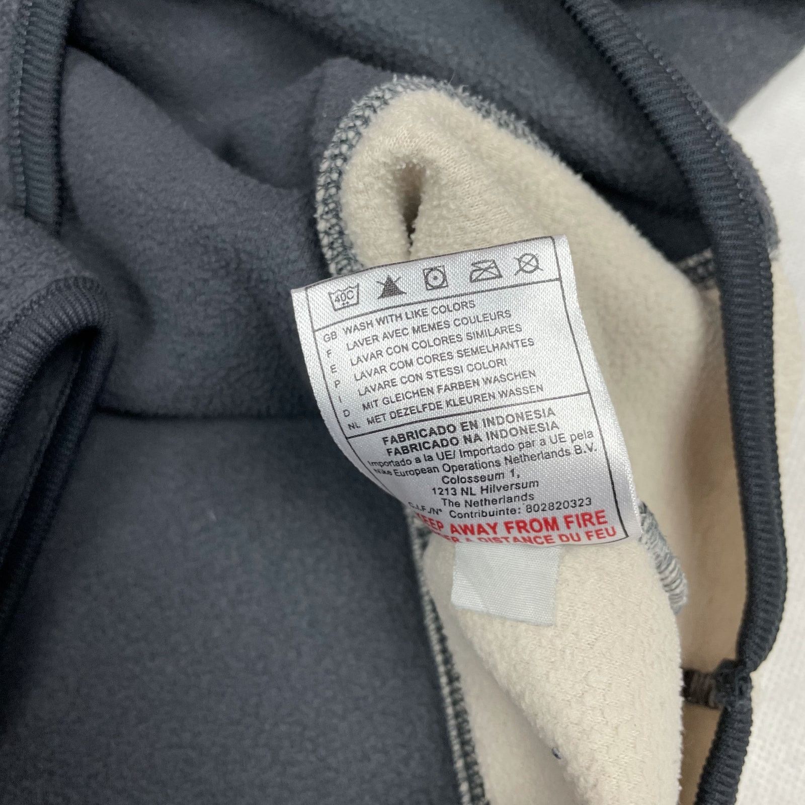 Nike × Vintage Nike Women's Gray Fleece Lined Long Sleeve 1/4 Zip Hoodie M Size M / US 6-8 / IT 42-44 - 11 Thumbnail