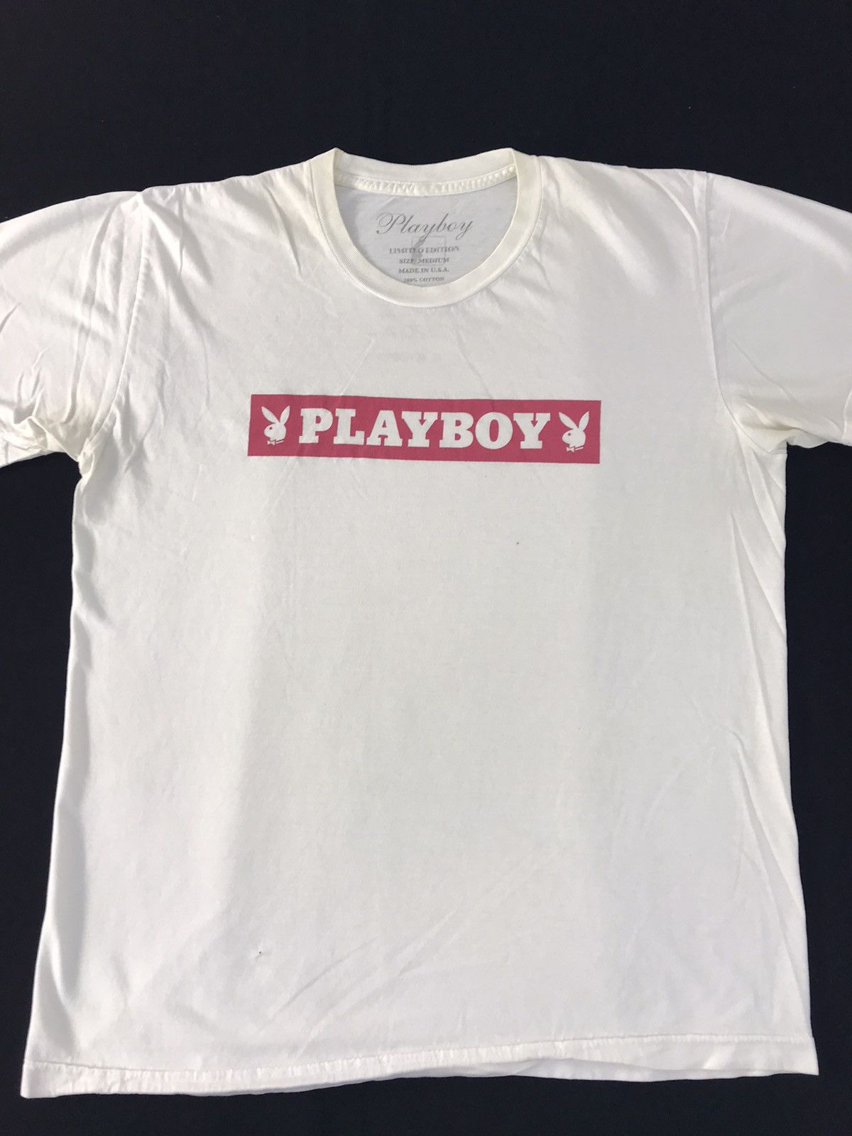 Playboy Playboy Big Bunny Graphic Box Logo Printed Tee Size US M / EU 48-50 / 2 - 3 Thumbnail