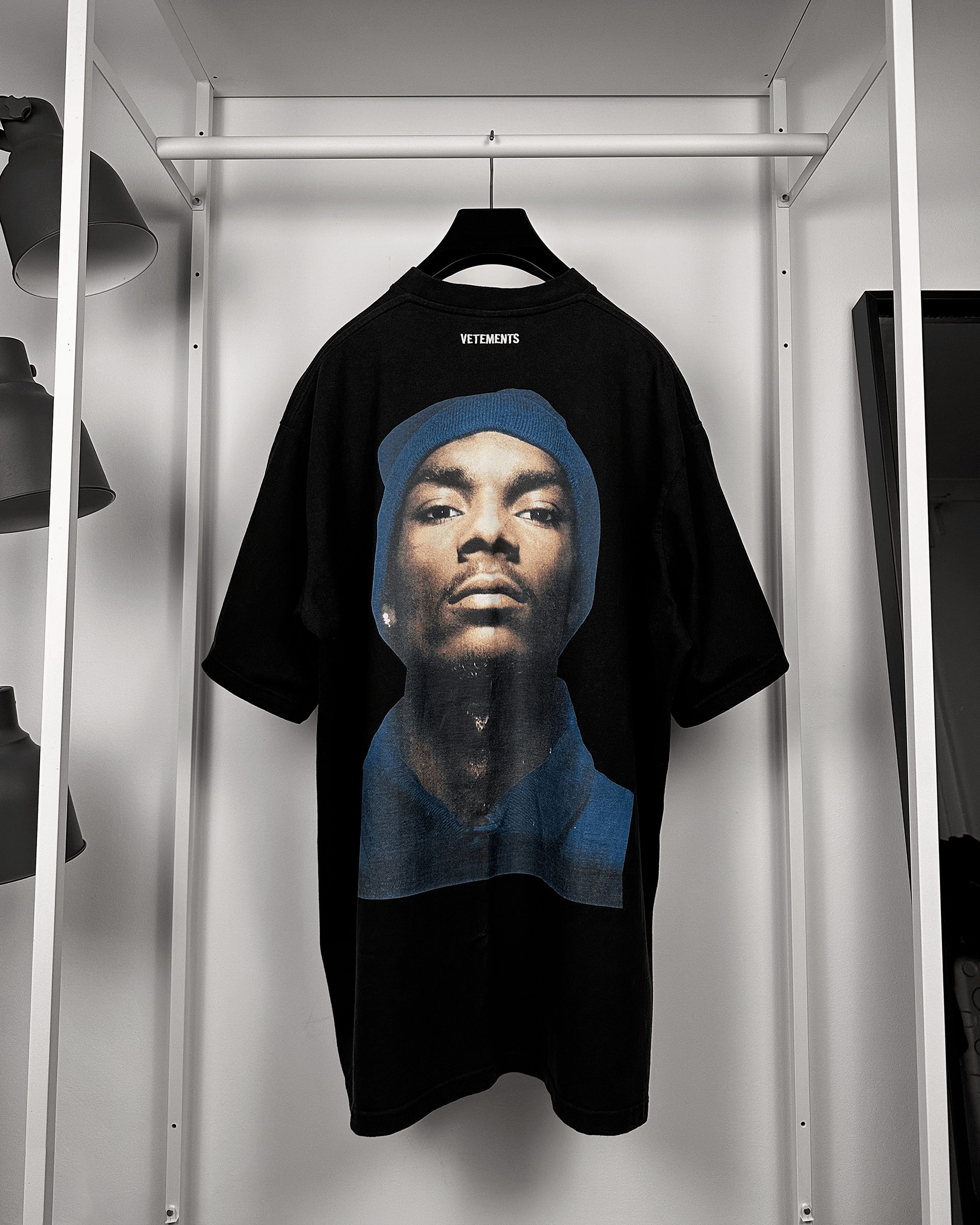 ヴェトモン VETEMENTS Snoop Dogg スヌープドッグプリントTシャツ の