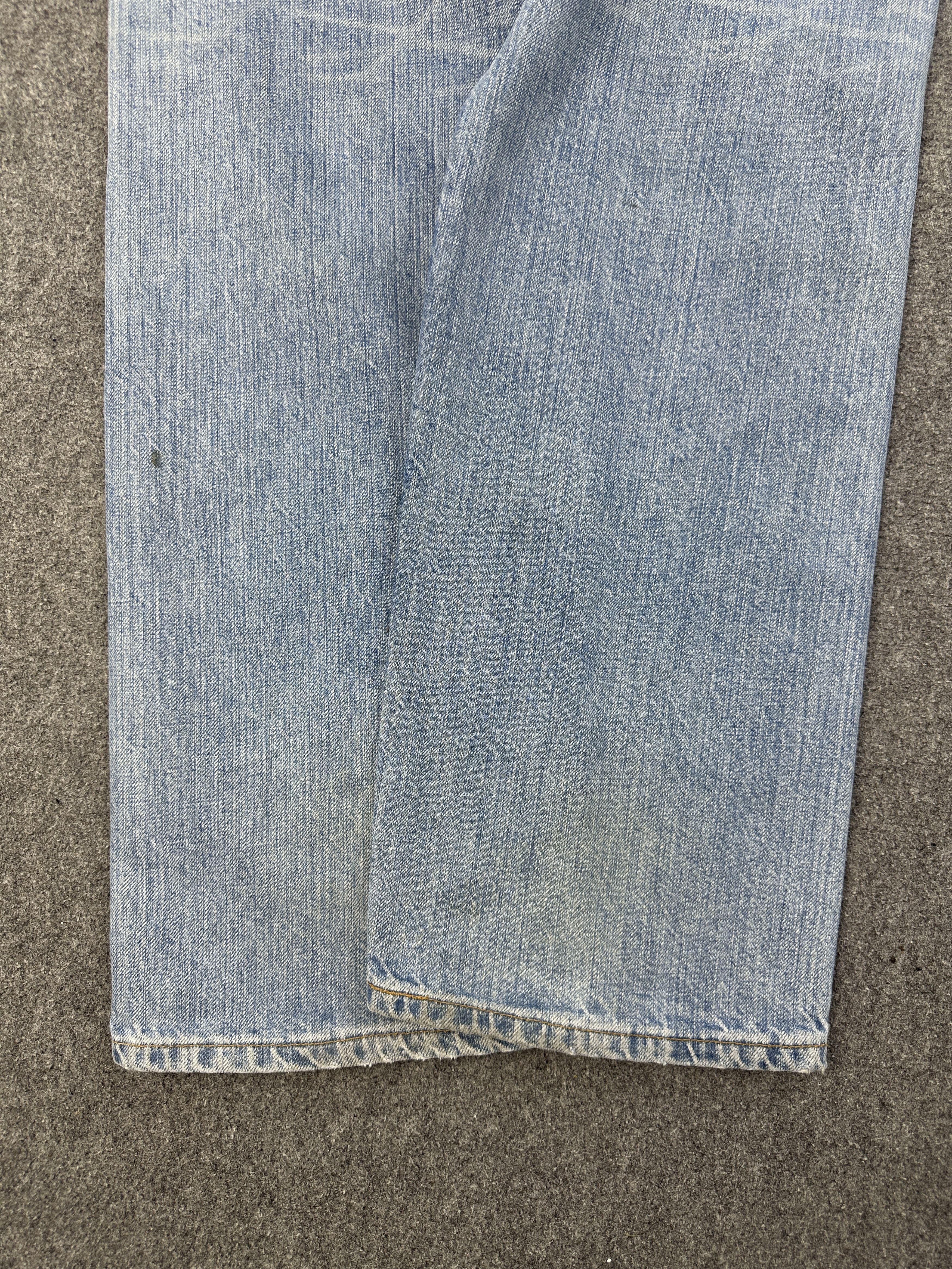 Levi's Vintage Distressed Levis 501 Faded Blue Jeans 32x32 S0046 Size US 32 / EU 48 - 15 Thumbnail