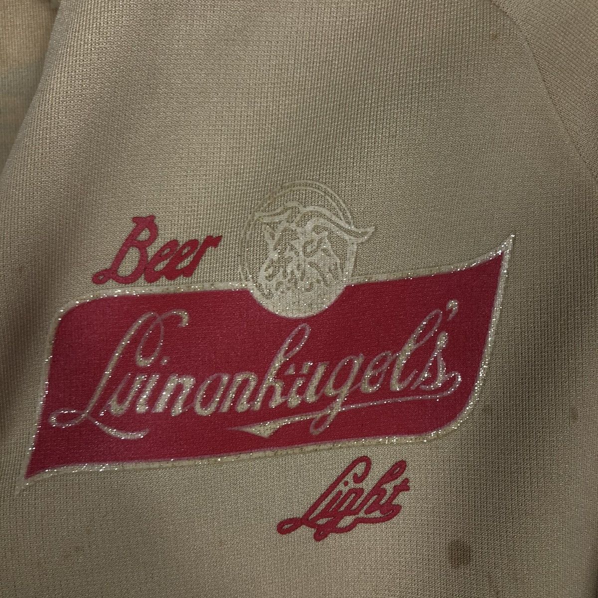 Japanese Brand 🔥VINTAGE ZIPPER JACKET TINKS BEER BOTTLE BIG LOGO Size US S / EU 44-46 / 1 - 20 Thumbnail