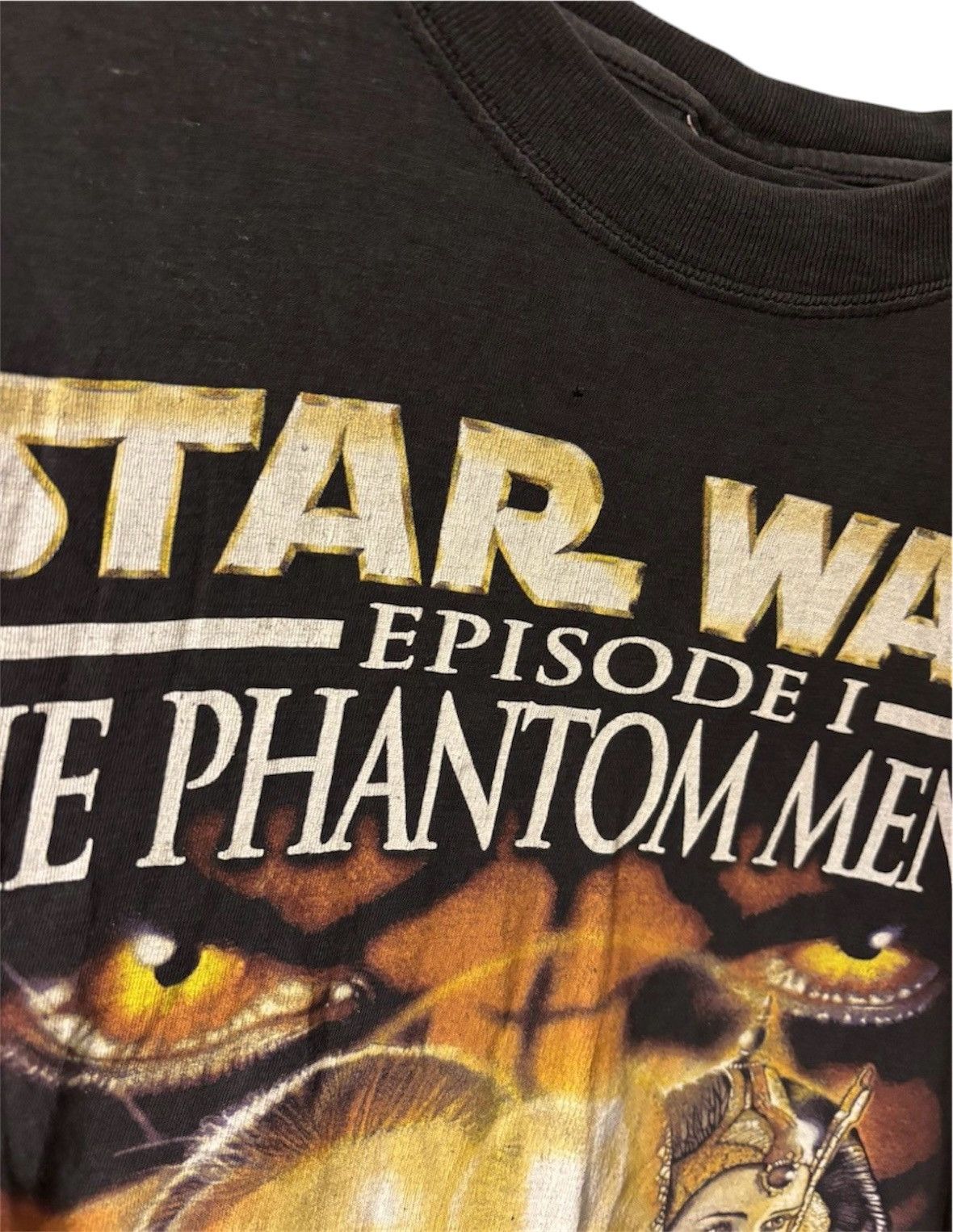 Band Tees Vintage 1999 star wars episode 1 distressed promo tee Size US L / EU 52-54 / 3 - 6 Thumbnail