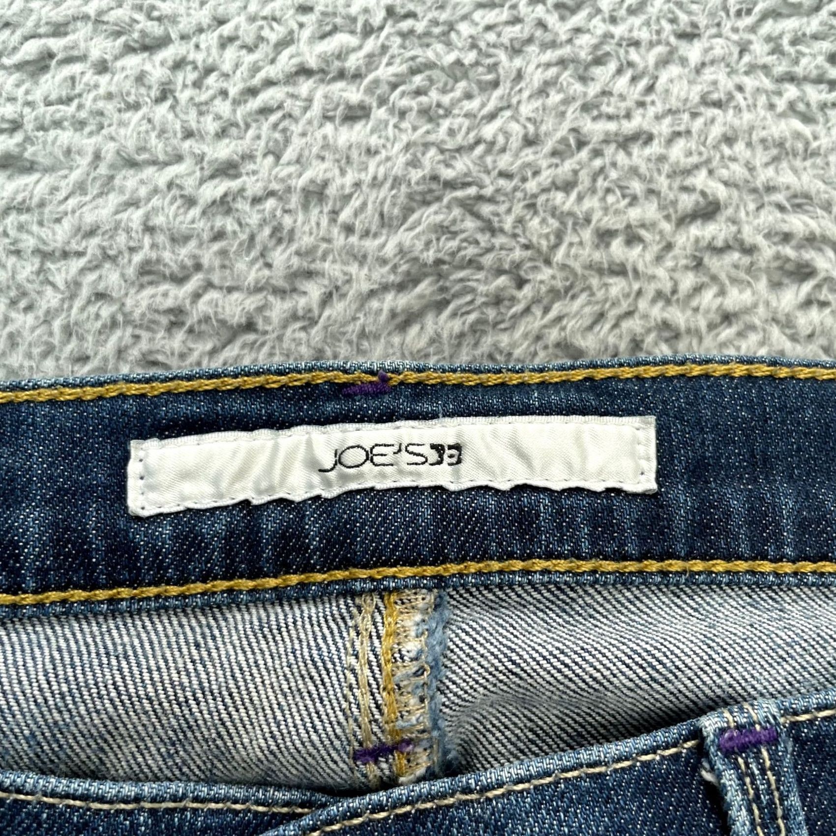 Vintage Joes Jeans Womens Jeans Bootcut 31 Blue Rocker Medium Wash Stretch Low Rise 5-Pocket Denim Logo Vintage No Rise Womens Size 24" / US 00 / IT 34 - 5 Thumbnail
