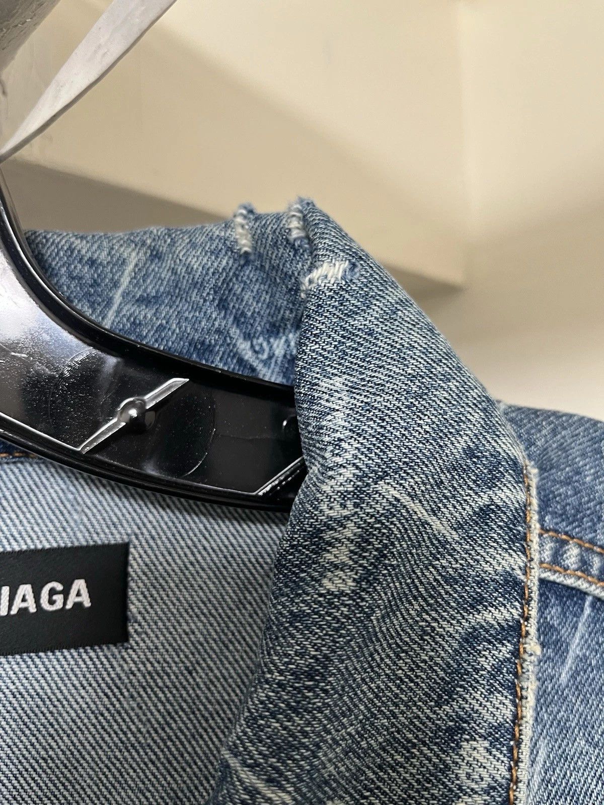 Balenciaga Balenciaga Denim Jacket Size US M / EU 48-50 / 2 - 12 Thumbnail