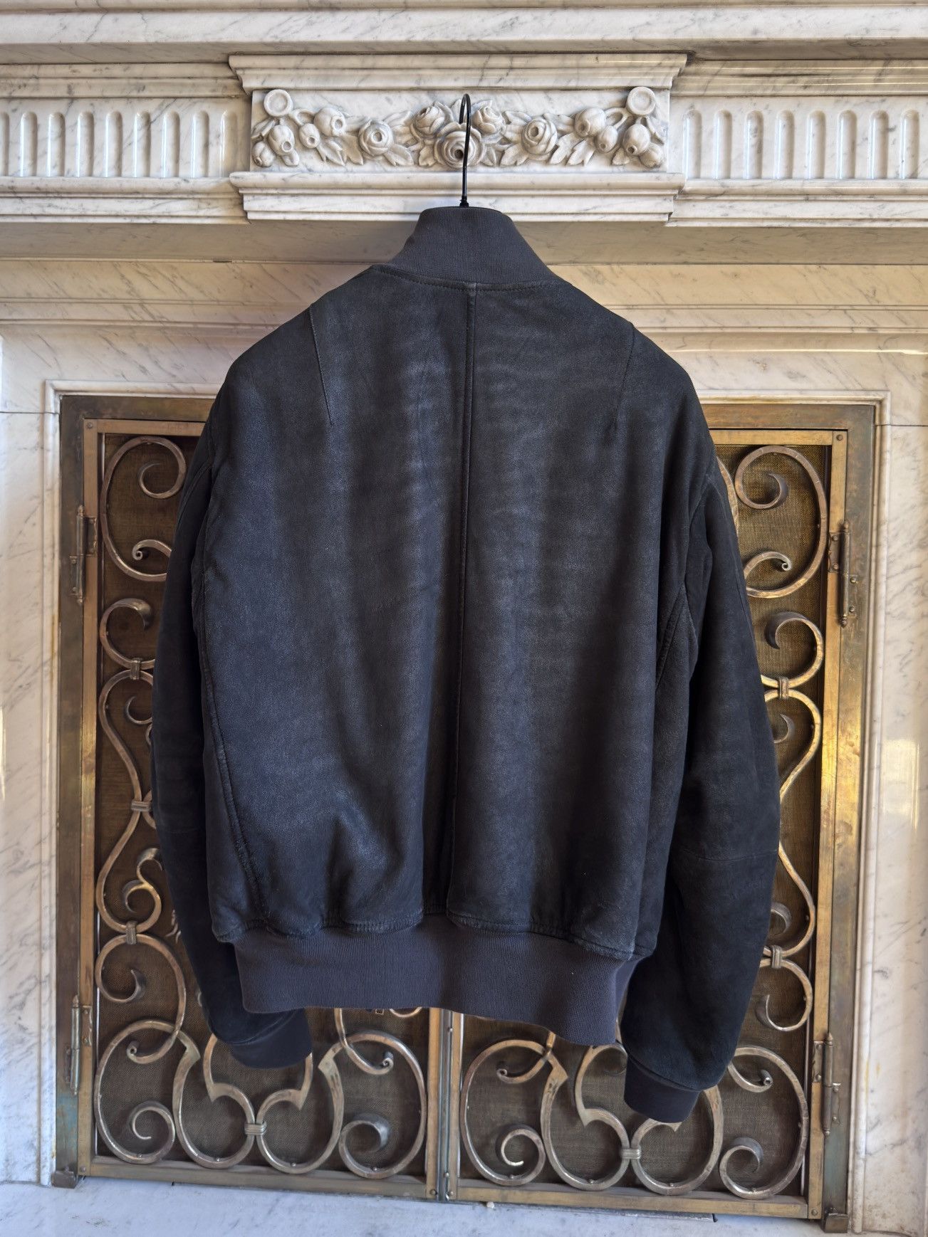 Haider Ackermann SS14 Reversible Bomber Jacket in Dark Grey Suede Size US S / EU 44-46 / 1 - 2 Thumbnail