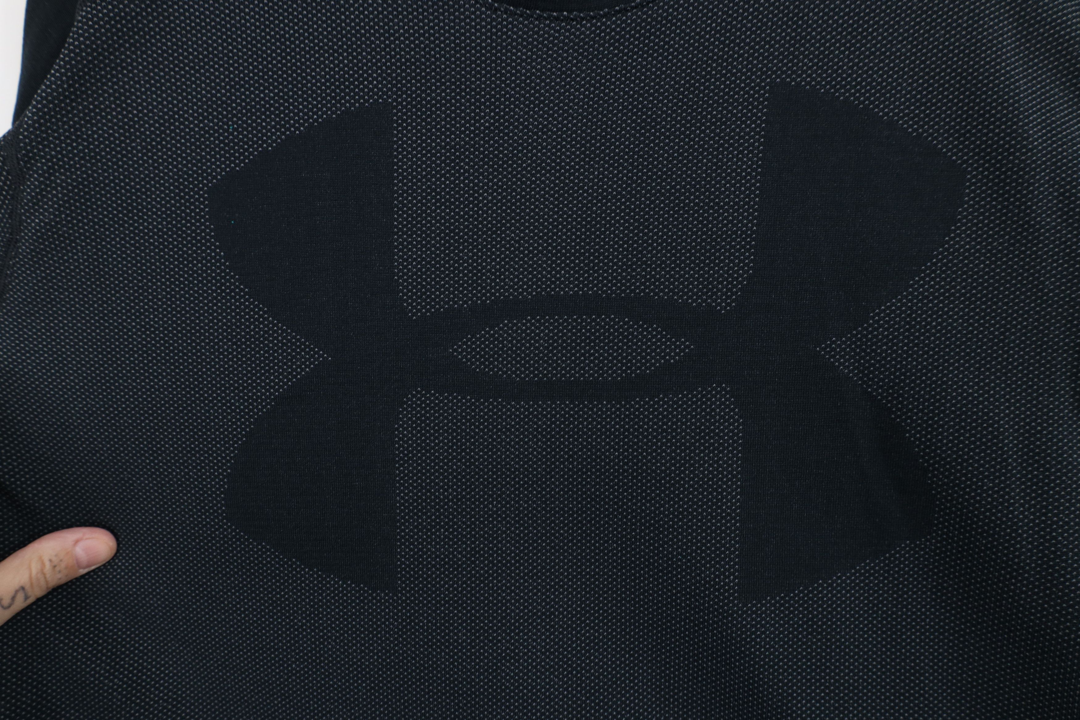 Under Armour Under Armour Logo Knit Gym Training Running T-Shirt Black Size US M / EU 48-50 / 2 - 5 Thumbnail