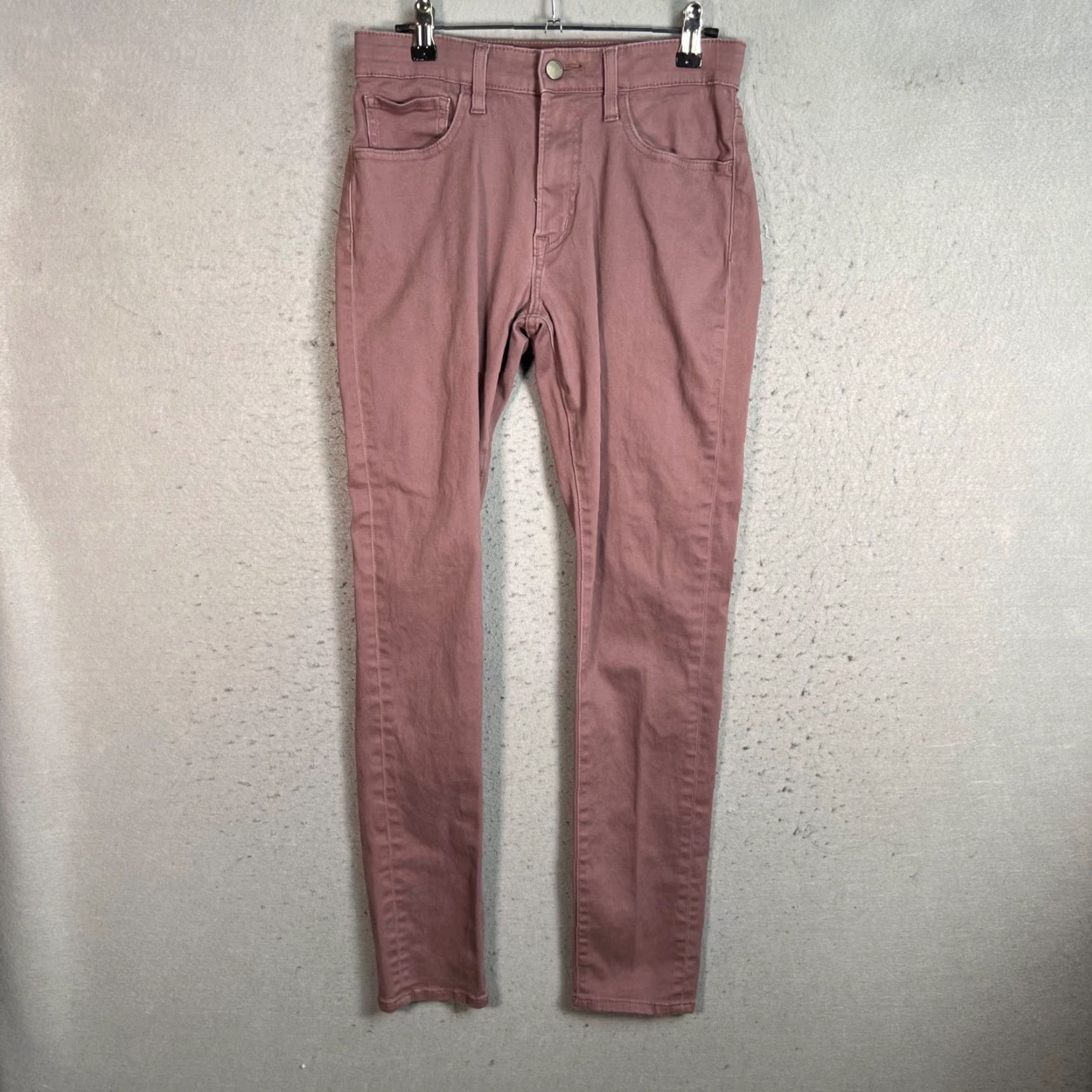 Uniqlo Uniqlo Jeans Mens XS 26-28 Dusty Pink Skinny Fit Cotton Blend Denim Pants Regular Inseam 29in Boys Mens Womens Size US 27 - 2 Thumbnail