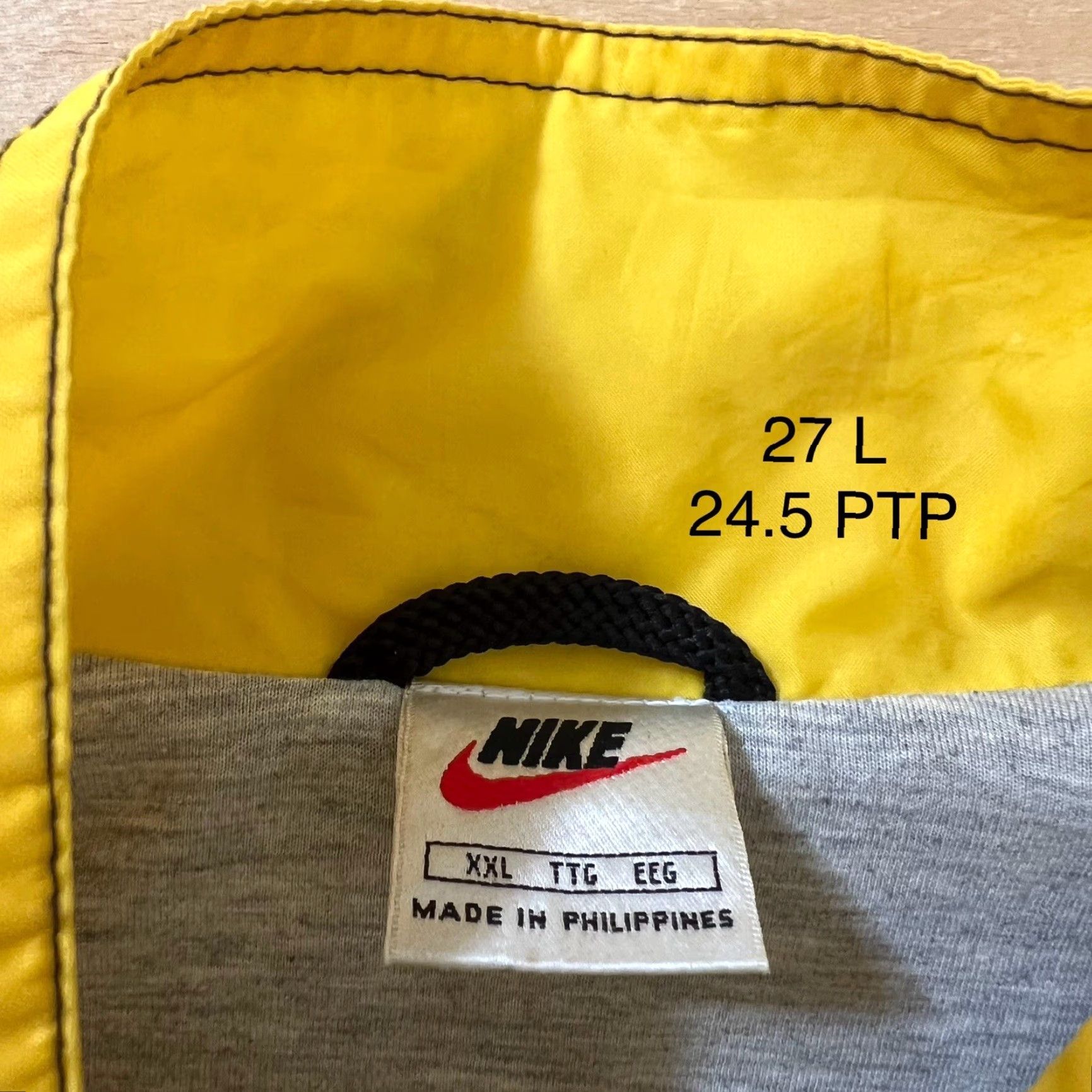 Nike Vintage Nike Jacket 2XL Black Windbreaker Sportswear 90s Logo Zip Regular Mens Jacket Size US XXL / EU 58 / 5 - 7 Thumbnail