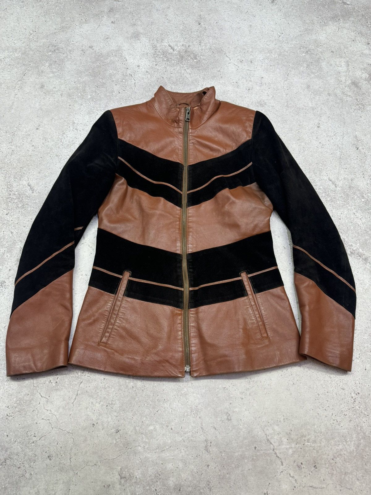 14th Addiction Vintage Leather/Suede Rick Owens Style Jacket Size US S / EU 44-46 / 1 - 1 Thumbnail