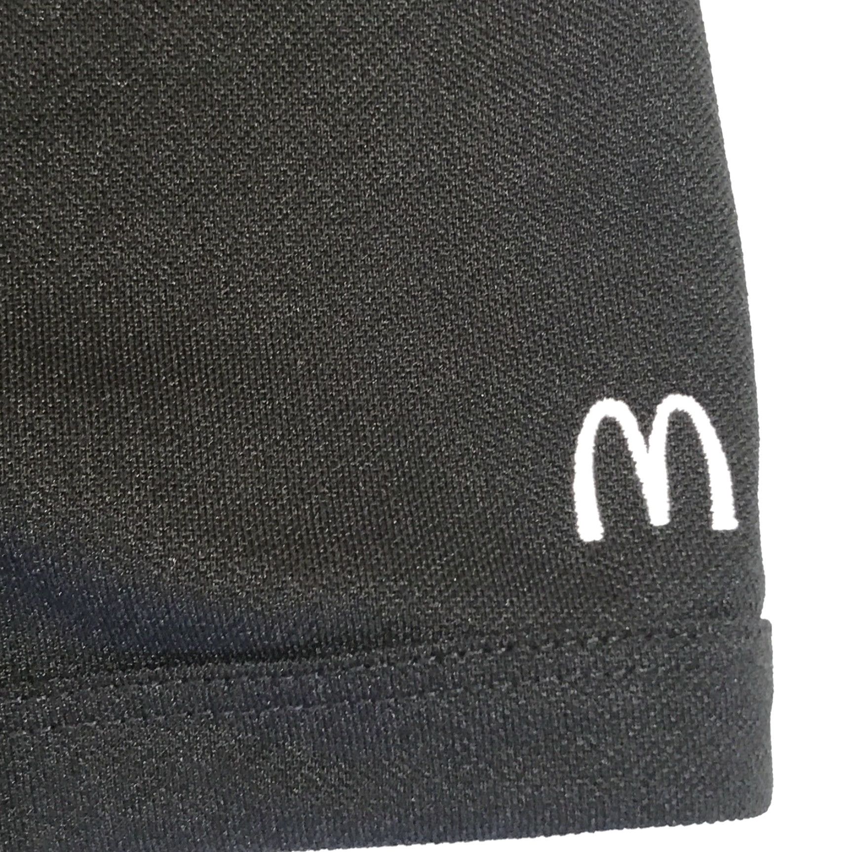 McDonalds McDonald’s Crew Uniform Black Polo Shirt XS Unisex Employee