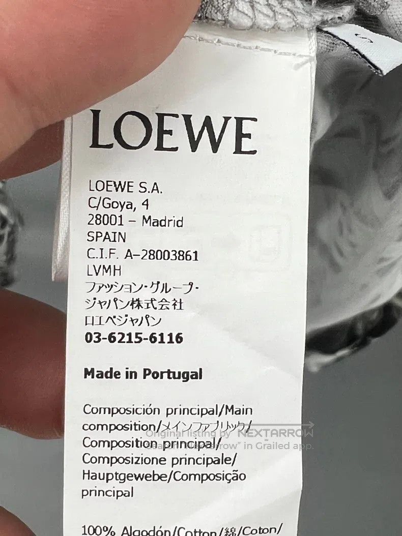Loewe Loewe Men's cotton printed and embroidered long-sleeve cre Size US S / EU 44-46 / 1 - 6 Thumbnail